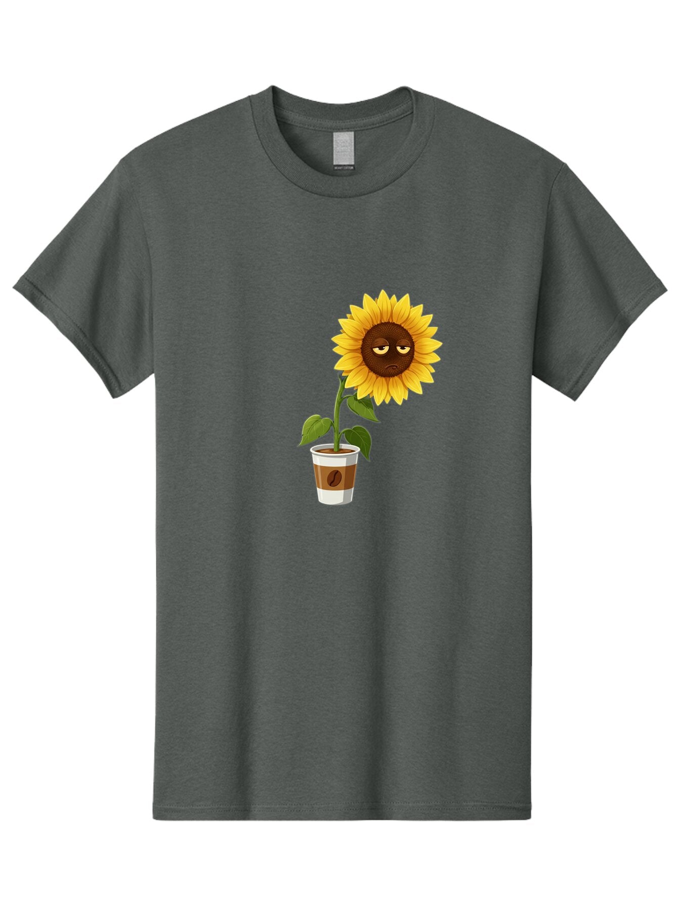 Sad-Sunflower-2 Men'S Graphic Tee, 100% Cotton, Comfortable Casual Summer Wear, Machine Washable, Vintage Camera, Old Camera, Antique Camera, Black Camera, Classic Photography, Photography Equipment, Nostalgic Device, Film Camera, Camera Art Bao844 6