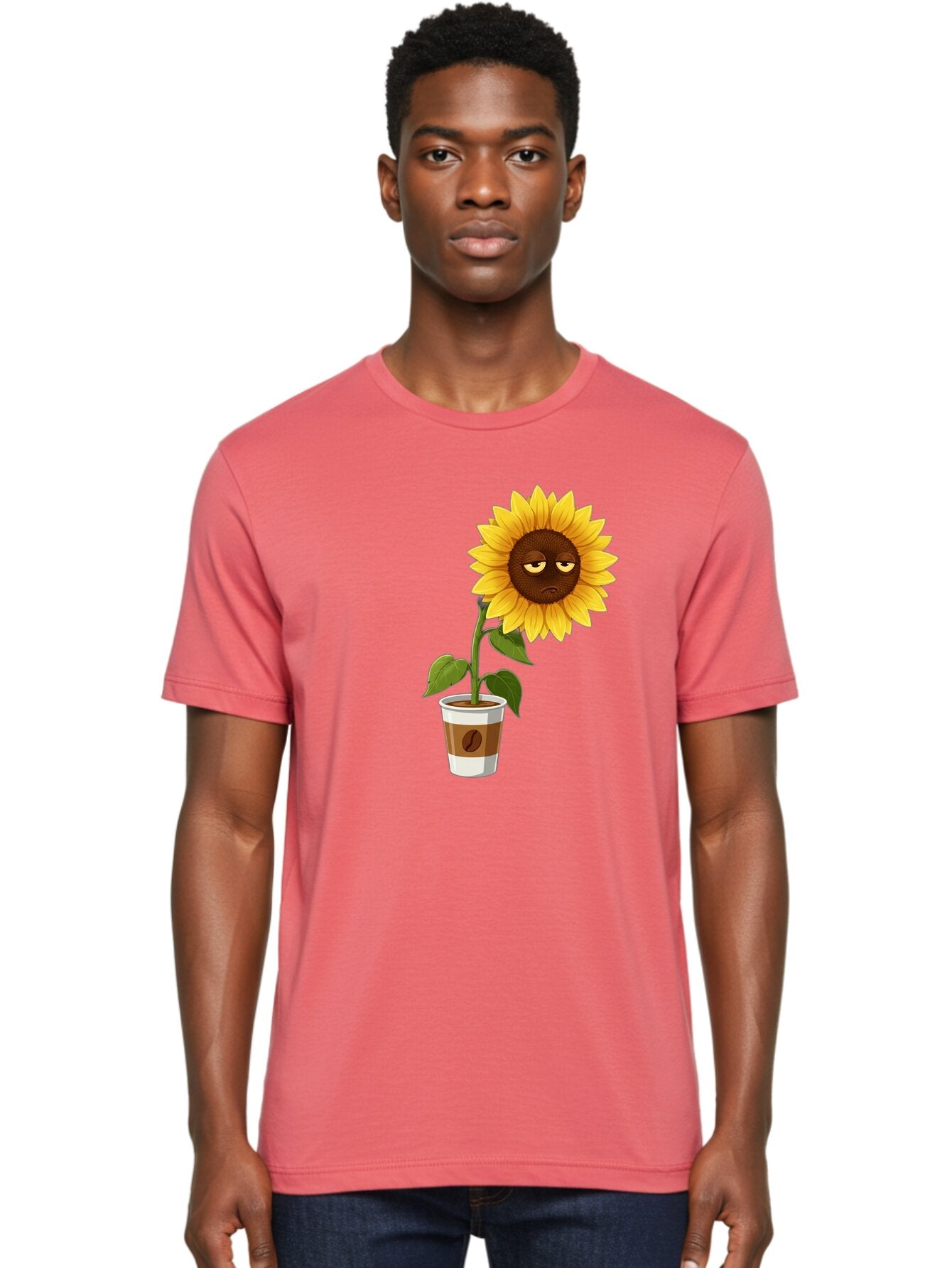 Sad-Sunflower-2 Men'S Graphic Tee, 100% Cotton, Comfortable Casual Summer Wear, Machine Washable, Vintage Camera, Old Camera, Antique Camera, Black Camera, Classic Photography, Photography Equipment, Nostalgic Device, Film Camera, Camera Art Bao844 30