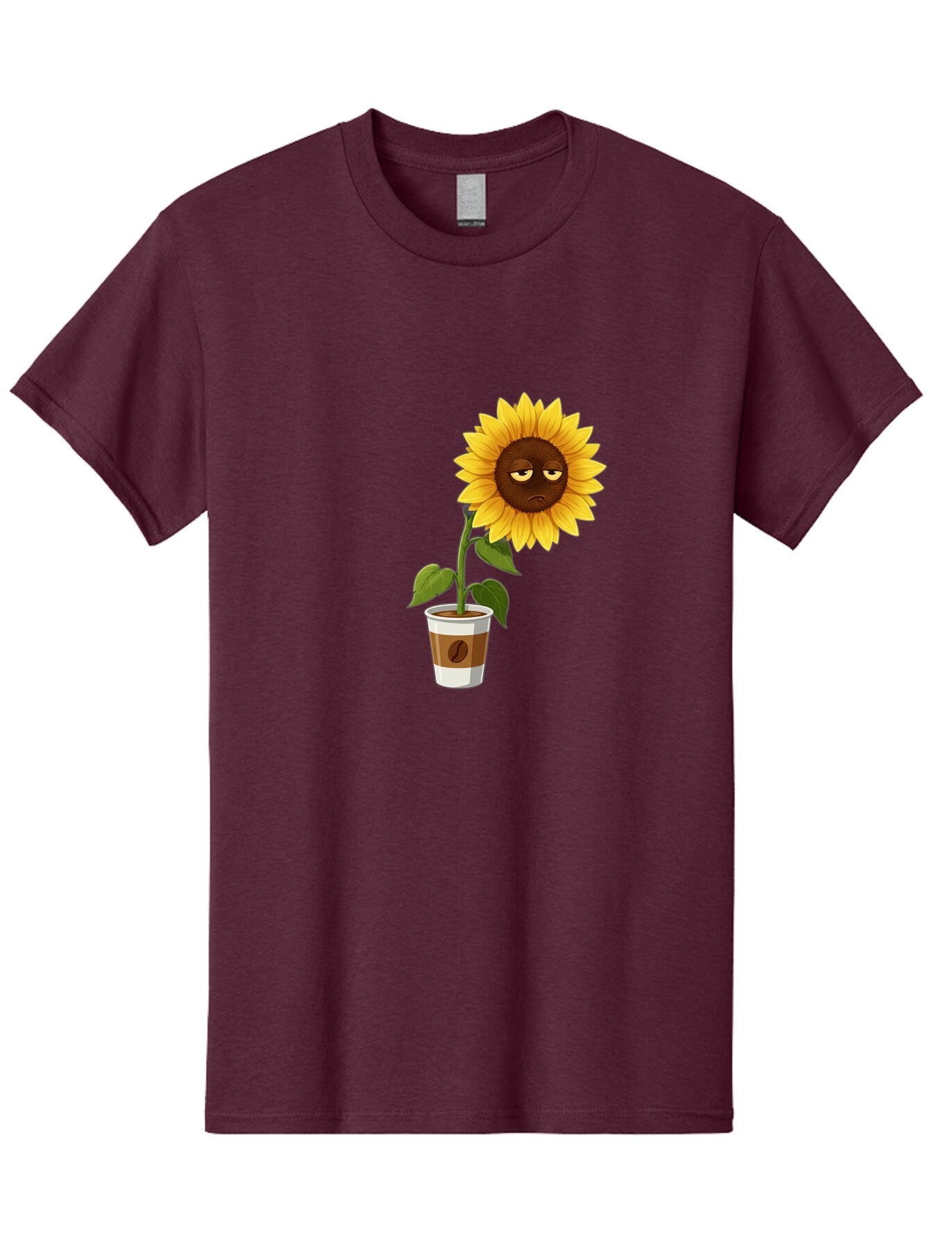 Sad-Sunflower-2 Men'S Graphic Tee, 100% Cotton, Comfortable Casual Summer Wear, Machine Washable, Vintage Camera, Old Camera, Antique Camera, Black Camera, Classic Photography, Photography Equipment, Nostalgic Device, Film Camera, Camera Art Bao844 10