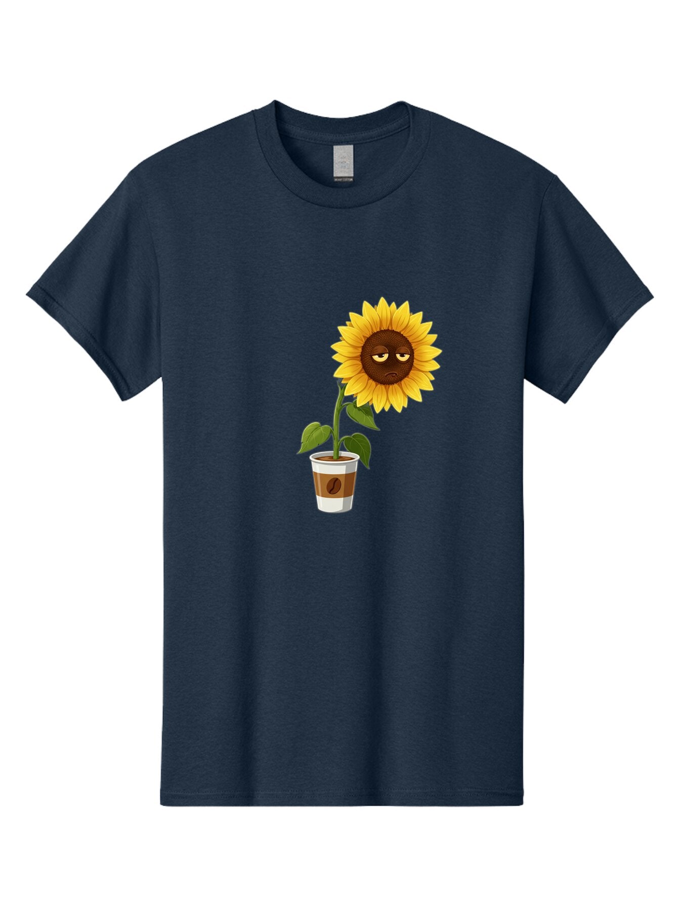Sad-Sunflower-2 Men'S Graphic Tee, 100% Cotton, Comfortable Casual Summer Wear, Machine Washable, Vintage Camera, Old Camera, Antique Camera, Black Camera, Classic Photography, Photography Equipment, Nostalgic Device, Film Camera, Camera Art Bao844