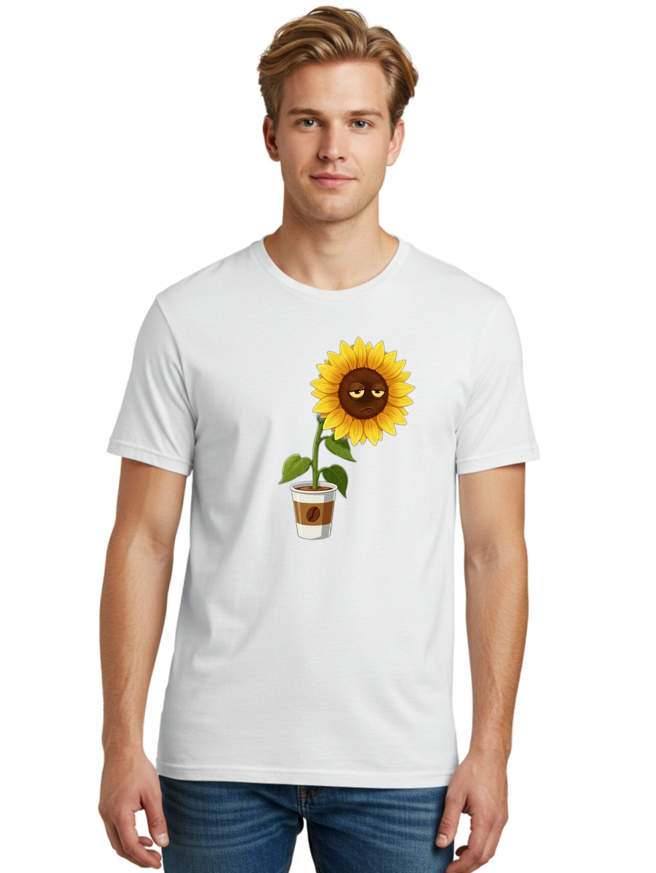 Sad-Sunflower-2 Men'S Graphic Tee, 100% Cotton, Comfortable Casual Summer Wear, Machine Washable, Vintage Camera, Old Camera, Antique Camera, Black Camera, Classic Photography, Photography Equipment, Nostalgic Device, Film Camera, Camera Art Bao844 20