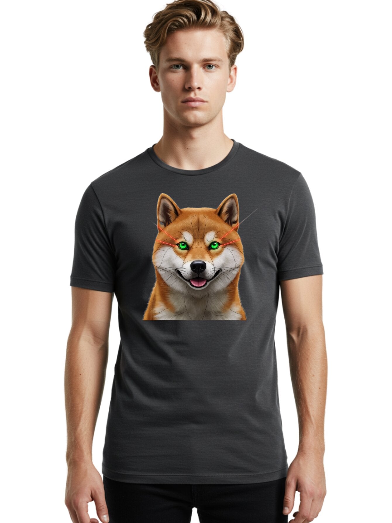 Shiba-Inu-4 Men'S Graphic Tee, 100% Cotton, Comfortable Casual Summer Wear, Machine Washable, Vintage Camera, Old Camera, Antique Camera, Black Camera, Classic Photography, Photography Equipment, Nostalgic Device, Film Camera, Camera Art Bao863 28