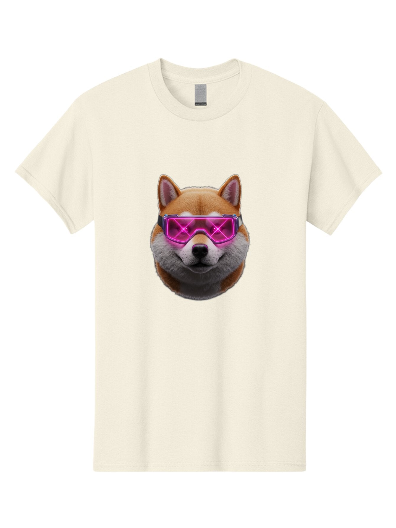 Shiba-Inu-With-Neon-Glasses Men'S Graphic Tee, 100% Cotton, Comfortable Casual Summer Wear, Machine Washable, Vintage Camera, Old Camera, Antique Camera, Black Camera, Classic Photography, Photography Equipment, Nostalgic Device, Film Camera, Bao865 7