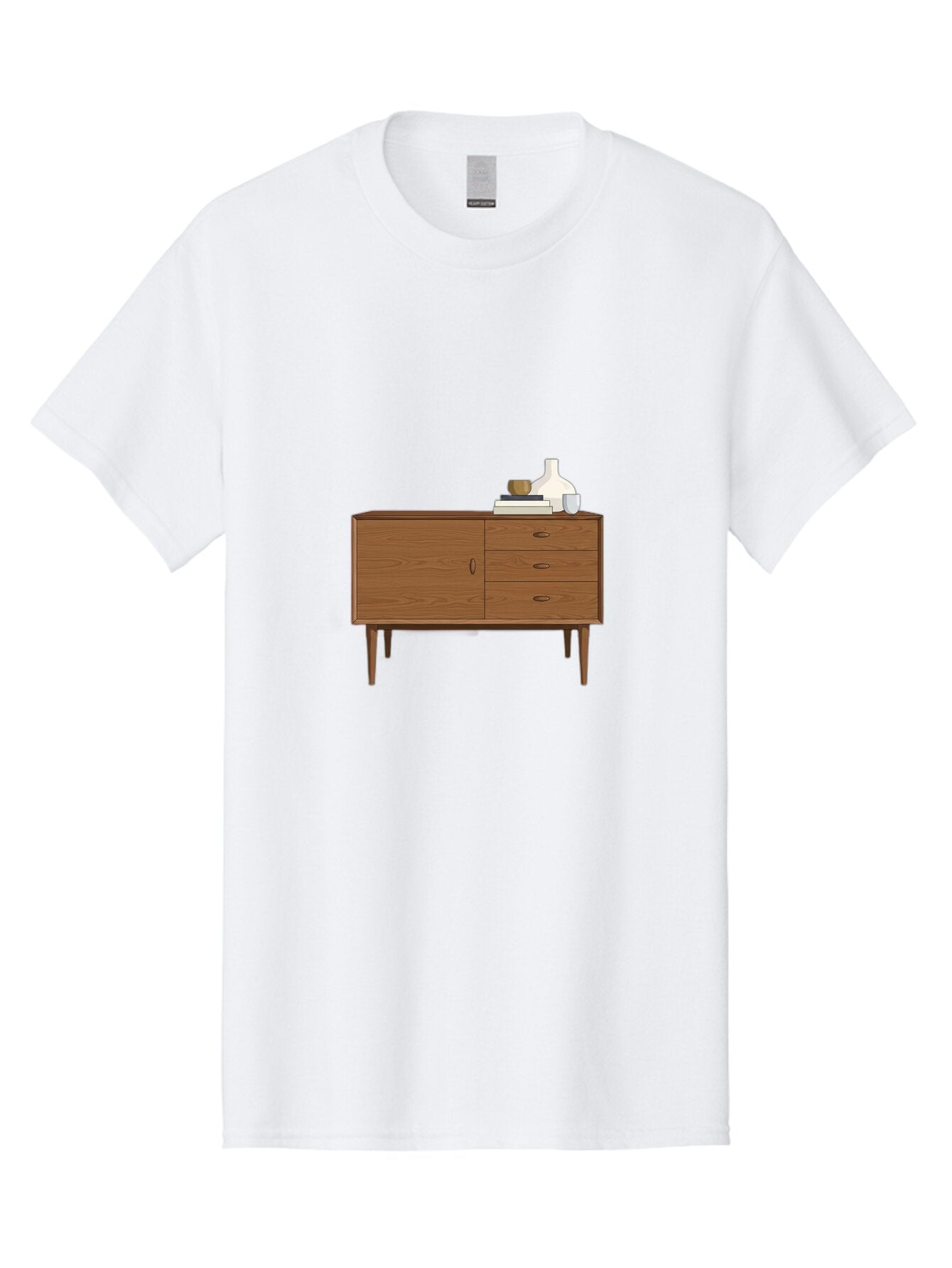 Sideboard-With-Decor Men'S Graphic Tee, 100% Cotton, Comfortable Casual Summer Wear, Machine Washable, Vintage Camera, Old Camera, Antique Camera, Black Camera, Classic Photography, Photography Equipment, Nostalgic Device, Film Camera, Bao871 8