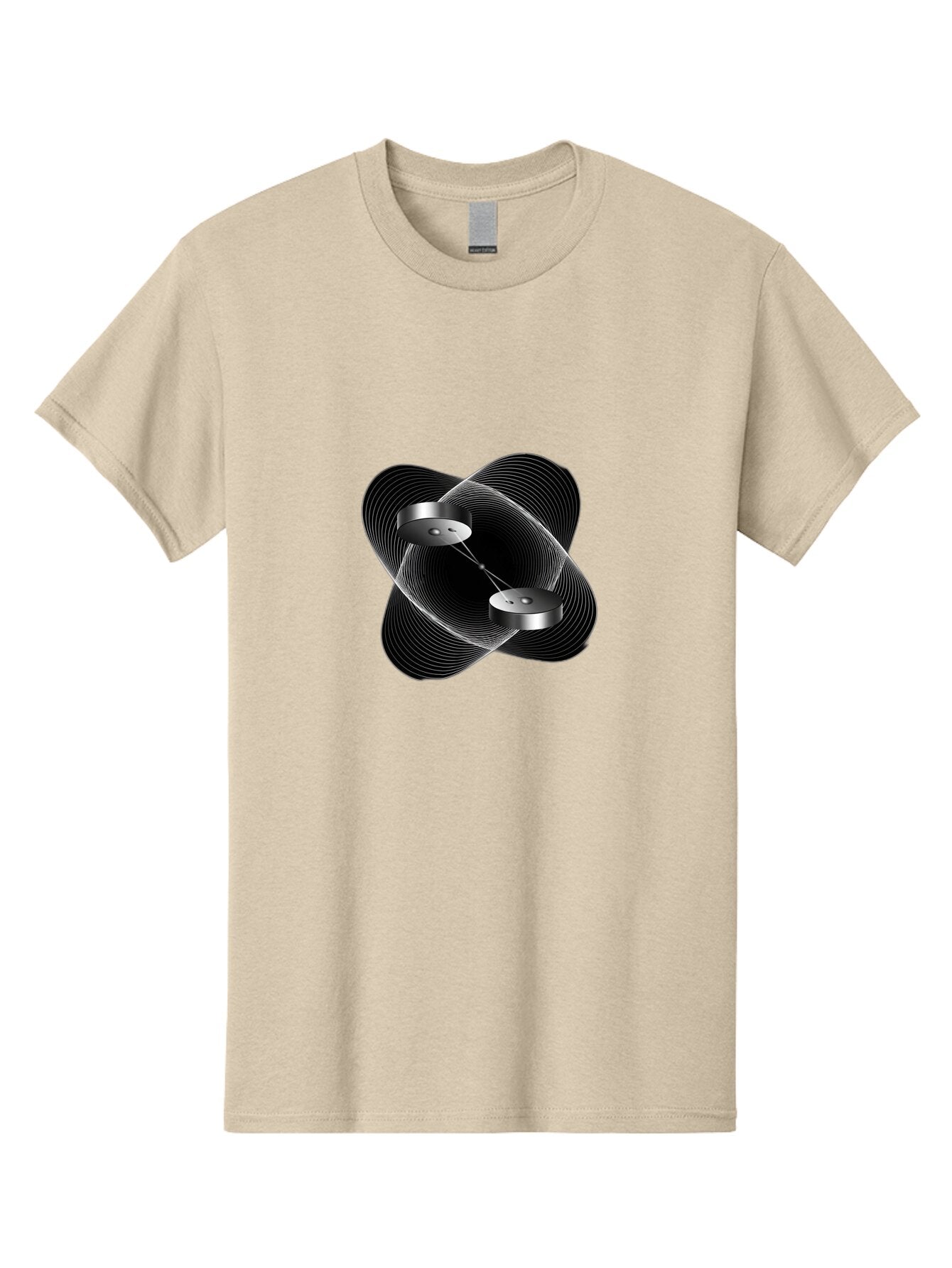 Silver-Soundwave-Speakers Men'S Graphic Tee, 100% Cotton, Comfortable Casual Summer Wear, Machine Washable, Vintage Camera, Old Camera, Antique Camera, Black Camera, Classic Photography, Photography Equipment, Nostalgic Device, Film Camera, Bao873 4