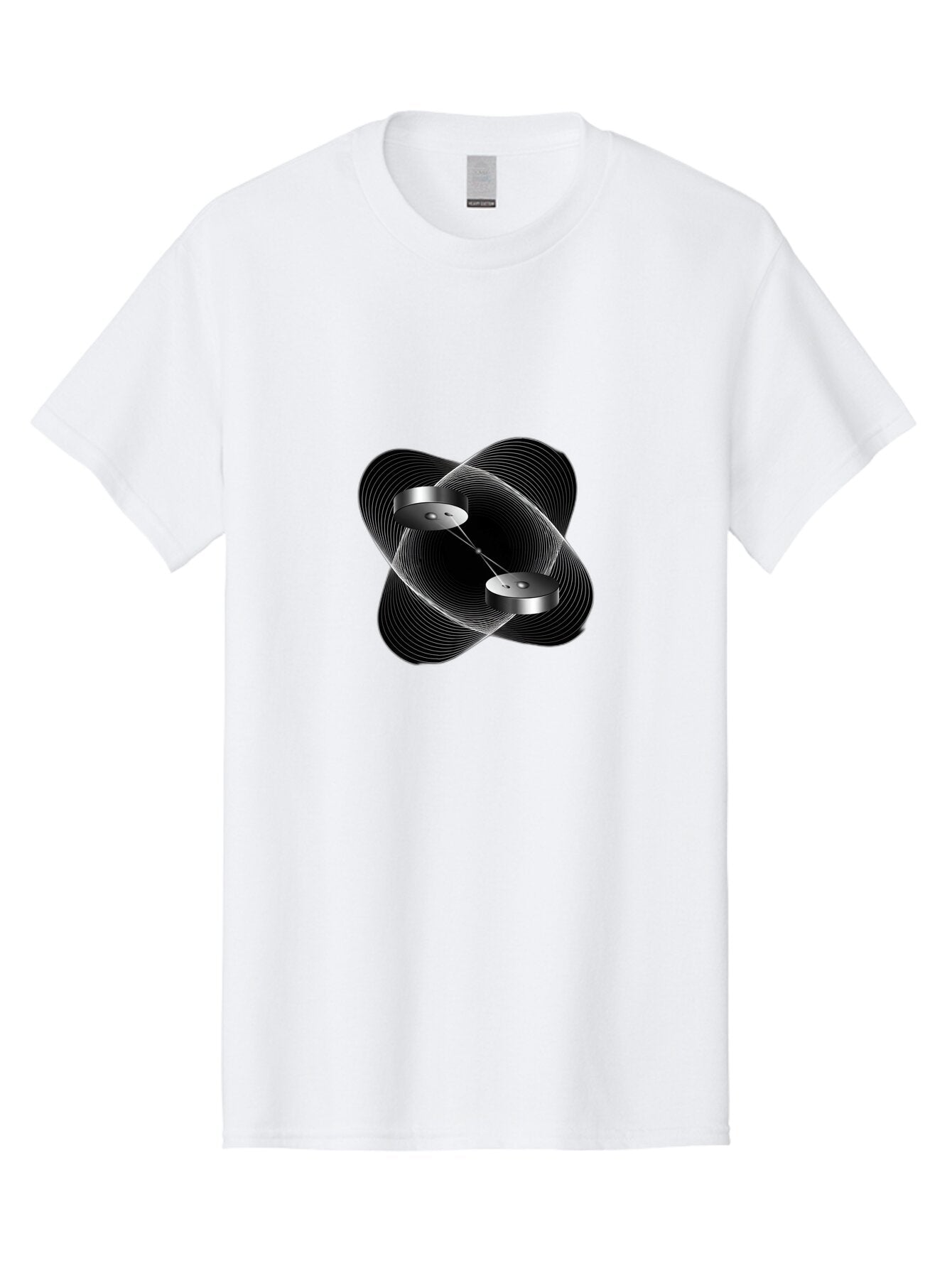 Silver-Soundwave-Speakers Men'S Graphic Tee, 100% Cotton, Comfortable Casual Summer Wear, Machine Washable, Vintage Camera, Old Camera, Antique Camera, Black Camera, Classic Photography, Photography Equipment, Nostalgic Device, Film Camera, Bao873 14