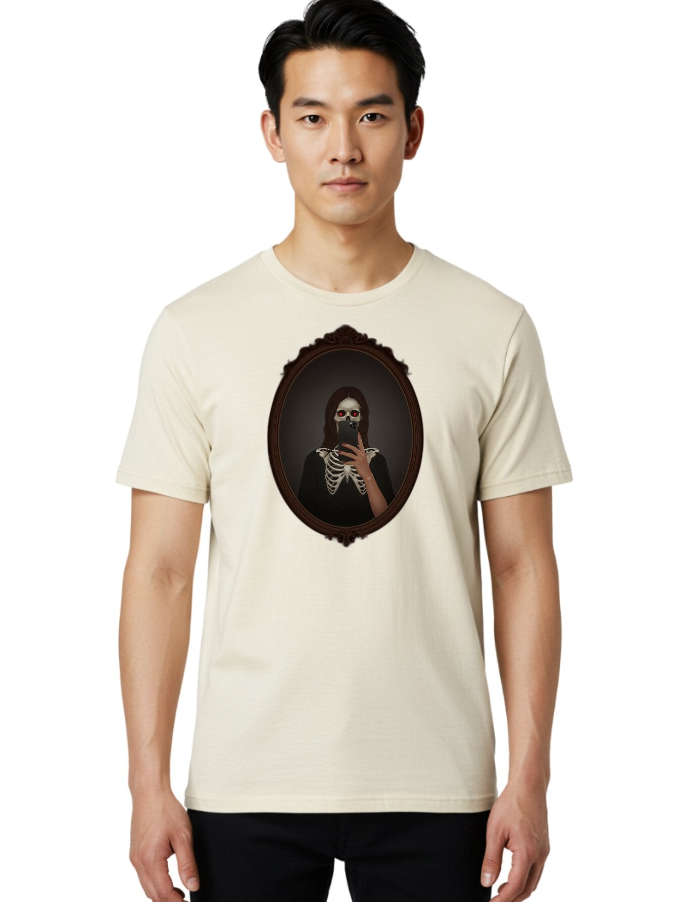 Skeleton-Girl Men'S Graphic Tee, 100% Cotton, Comfortable Casual Summer Wear, Machine Washable, Vintage Camera, Old Camera, Antique Camera, Black Camera, Classic Photography, Photography Equipment, Nostalgic Device, Film Camera, Camera Art Bao874 29