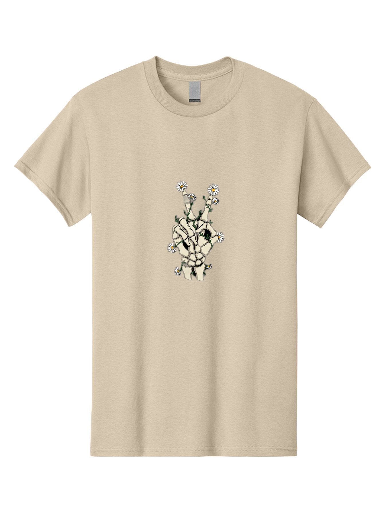 Skeleton-Hand-With-Flowers Men'S Graphic Tee, 100% Cotton, Comfortable Casual Summer Wear, Machine Washable, Vintage Camera, Old Camera, Antique Camera, Black Camera, Classic Photography, Photography Equipment, Nostalgic Device, Film Camera, Bao877 5