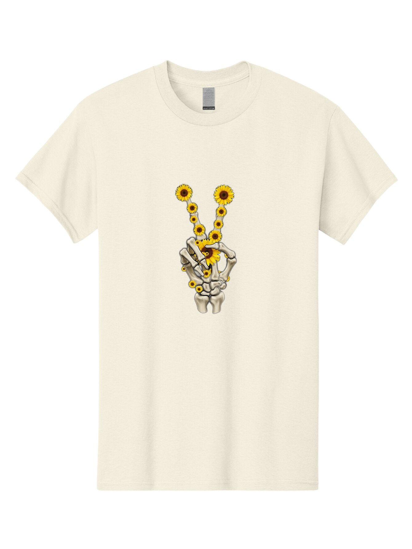 Skeleton-Hands-Sunflowers Men'S Graphic Tee, 100% Cotton, Comfortable Casual Summer Wear, Machine Washable, Vintage Camera, Old Camera, Antique Camera, Black Camera, Classic Photography, Photography Equipment, Nostalgic Device, Film Camera, Bao878 8