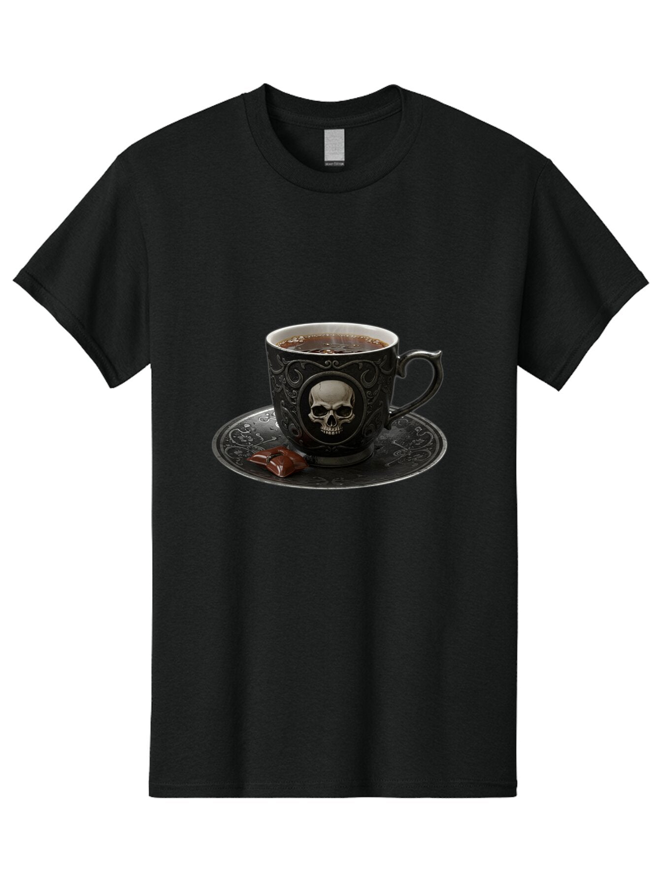 Skull-Cup Men'S Graphic Tee, 100% Cotton, Comfortable Casual Summer Wear, Machine Washable, Vintage Camera, Old Camera, Antique Camera, Black Camera, Classic Photography, Photography Equipment, Nostalgic Device, Film Camera, Camera Art Bao881 5