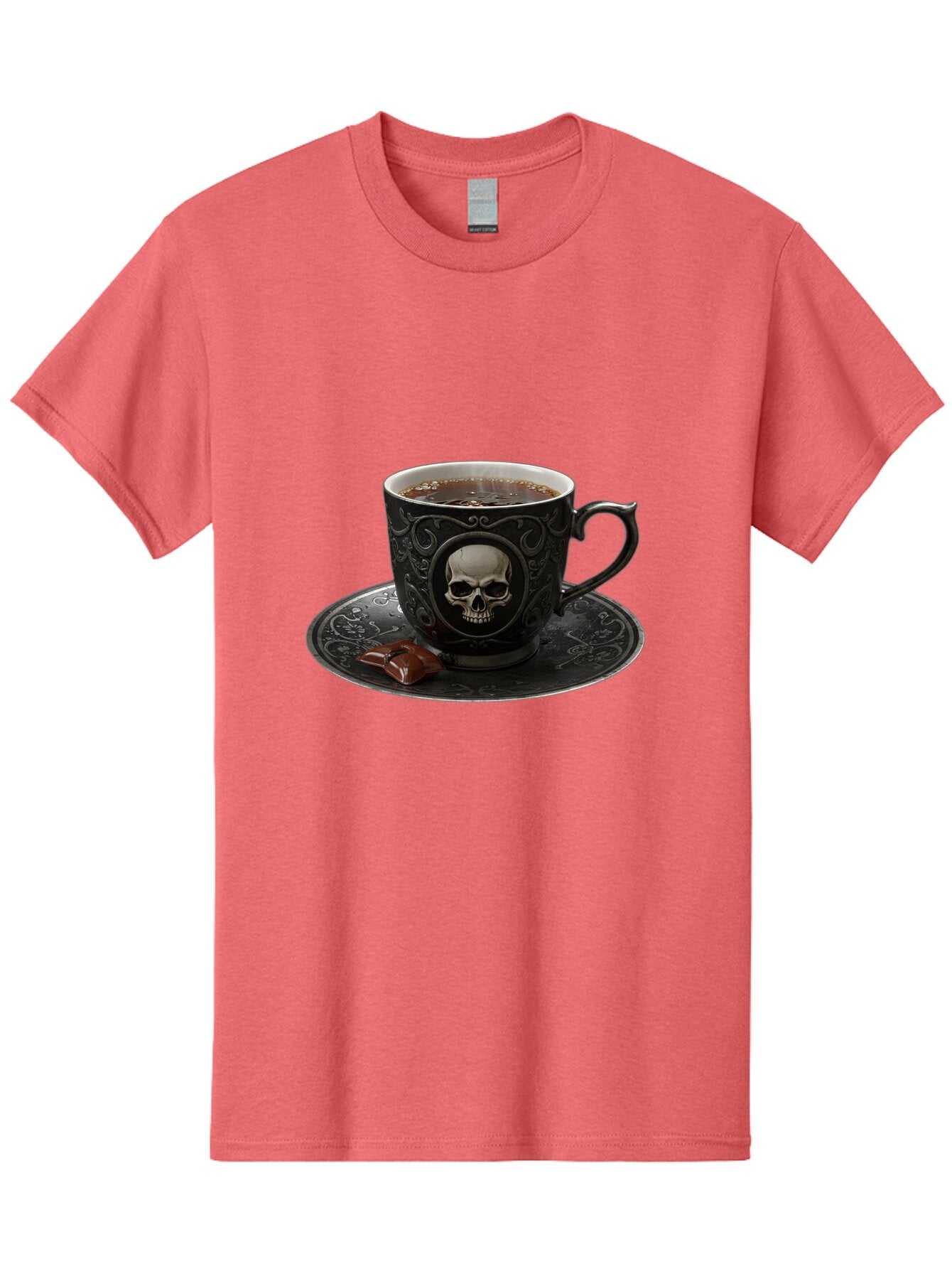 Skull-Cup Men'S Graphic Tee, 100% Cotton, Comfortable Casual Summer Wear, Machine Washable, Vintage Camera, Old Camera, Antique Camera, Black Camera, Classic Photography, Photography Equipment, Nostalgic Device, Film Camera, Camera Art Bao881