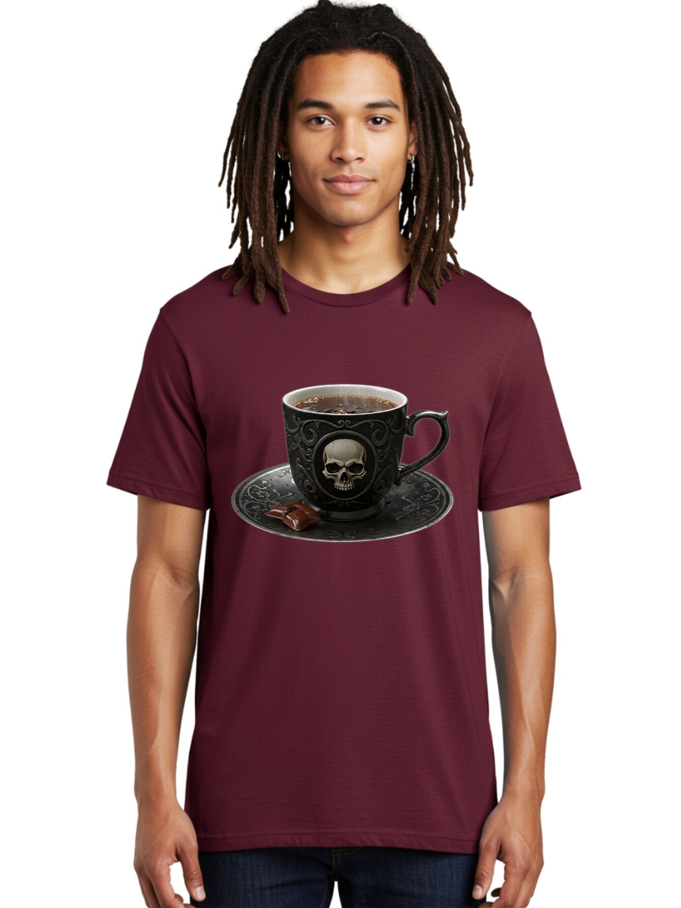Skull-Cup Men'S Graphic Tee, 100% Cotton, Comfortable Casual Summer Wear, Machine Washable, Vintage Camera, Old Camera, Antique Camera, Black Camera, Classic Photography, Photography Equipment, Nostalgic Device, Film Camera, Camera Art Bao881 27
