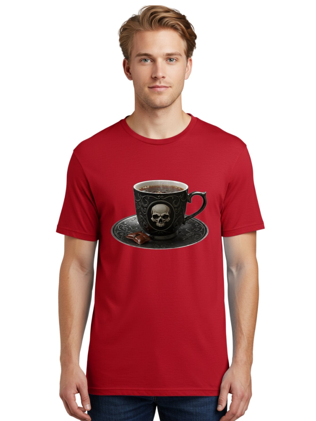 Skull-Cup Men'S Graphic Tee, 100% Cotton, Comfortable Casual Summer Wear, Machine Washable, Vintage Camera, Old Camera, Antique Camera, Black Camera, Classic Photography, Photography Equipment, Nostalgic Device, Film Camera, Camera Art Bao881 17