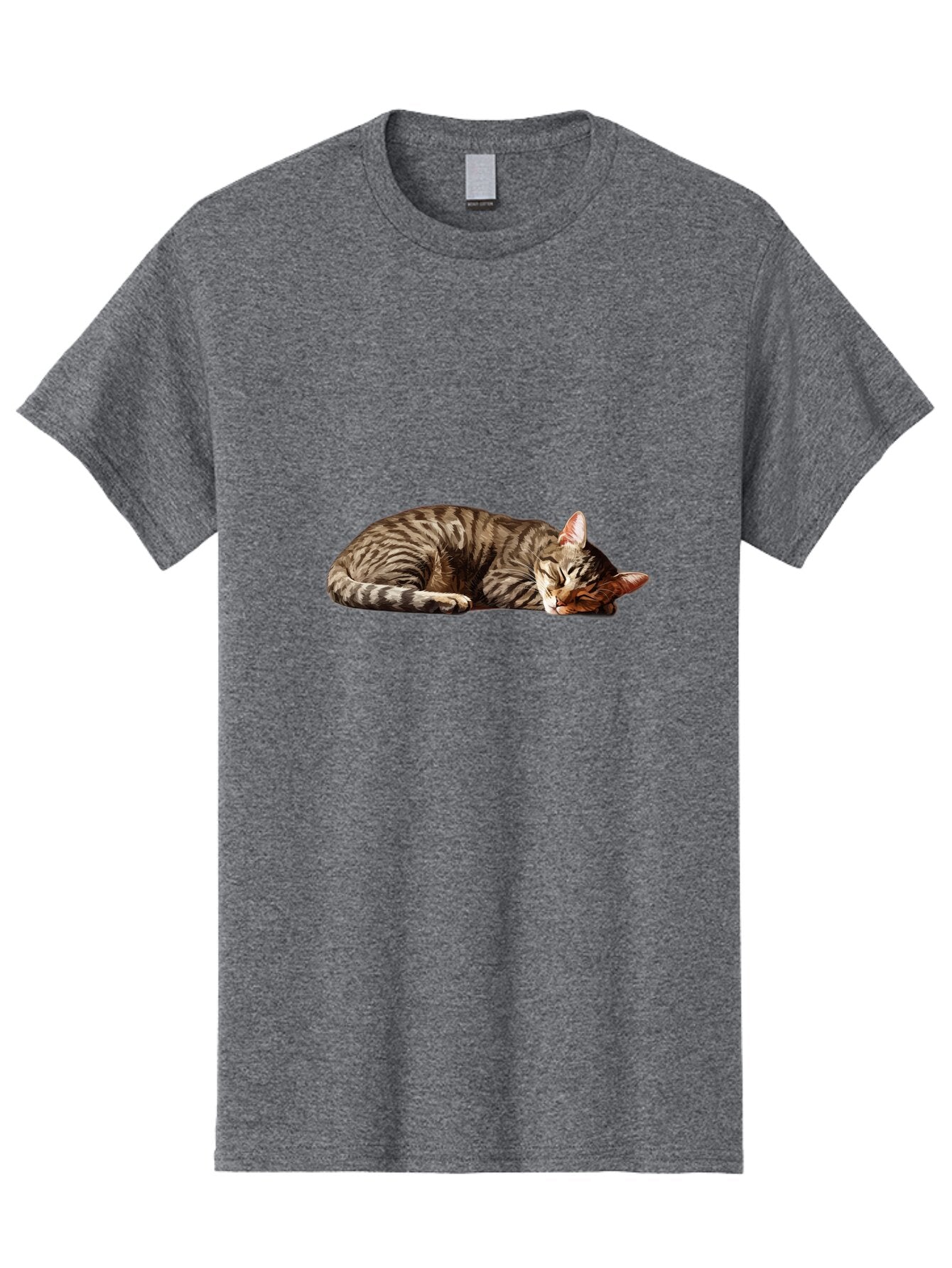 Sleeping-Tabby-Cat-1 Men'S Graphic Tee, 100% Cotton, Comfortable Casual Summer Wear, Machine Washable, Vintage Camera, Old Camera, Antique Camera, Black Camera, Classic Photography, Photography Equipment, Nostalgic Device, Film Camera, Bao885 12