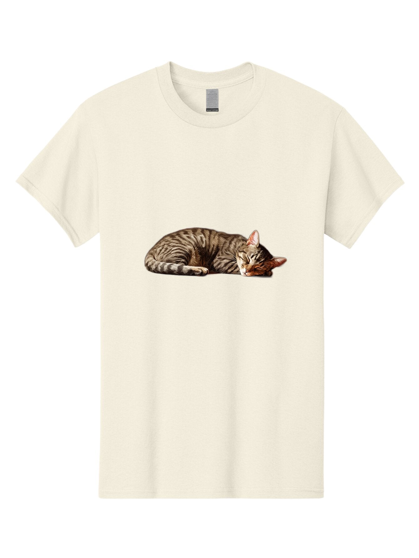 Sleeping-Tabby-Cat-1 Men'S Graphic Tee, 100% Cotton, Comfortable Casual Summer Wear, Machine Washable, Vintage Camera, Old Camera, Antique Camera, Black Camera, Classic Photography, Photography Equipment, Nostalgic Device, Film Camera, Bao885 6