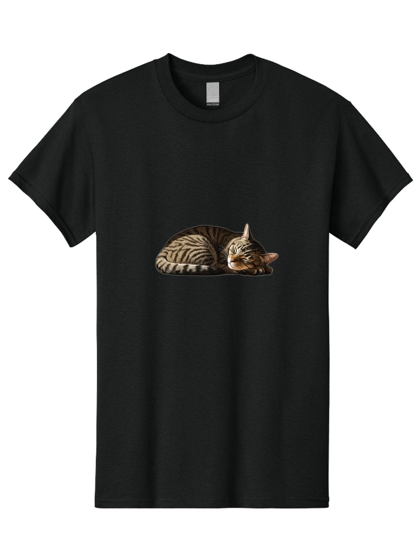 Sleeping-Tabby-Cat-2 Men'S Graphic Tee, 100% Cotton, Comfortable Casual Summer Wear, Machine Washable, Vintage Camera, Old Camera, Antique Camera, Black Camera, Classic Photography, Photography Equipment, Nostalgic Device, Film Camera, Bao886 14