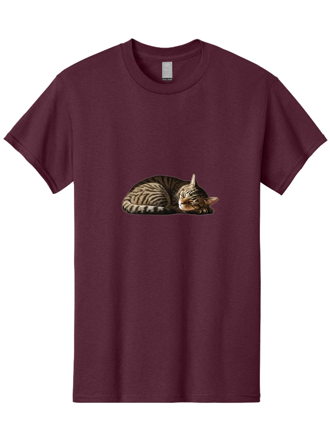 Sleeping-Tabby-Cat-2 Men'S Graphic Tee, 100% Cotton, Comfortable Casual Summer Wear, Machine Washable, Vintage Camera, Old Camera, Antique Camera, Black Camera, Classic Photography, Photography Equipment, Nostalgic Device, Film Camera, Bao886 3