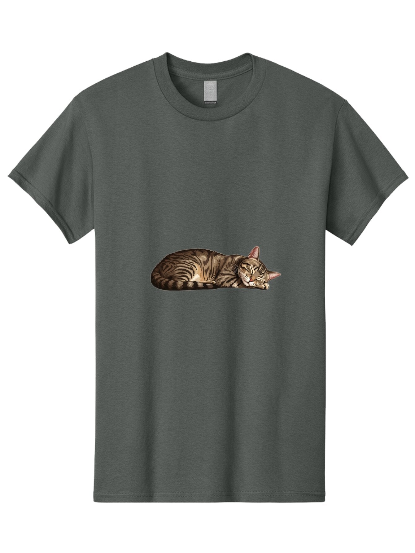 Sleeping-Tabby-Cat-3 Men'S Graphic Tee, 100% Cotton, Comfortable Casual Summer Wear, Machine Washable, Vintage Camera, Old Camera, Antique Camera, Black Camera, Classic Photography, Photography Equipment, Nostalgic Device, Film Camera, Bao887 9
