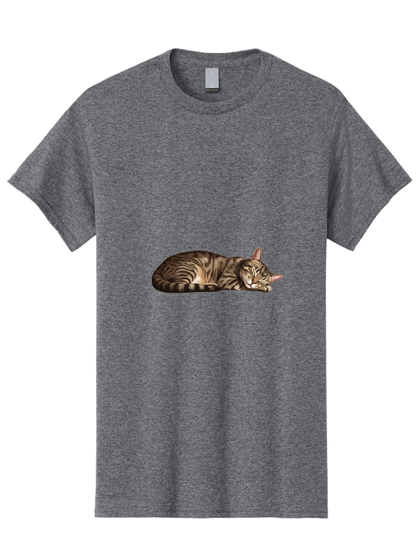 Sleeping-Tabby-Cat-3 Men'S Graphic Tee, 100% Cotton, Comfortable Casual Summer Wear, Machine Washable, Vintage Camera, Old Camera, Antique Camera, Black Camera, Classic Photography, Photography Equipment, Nostalgic Device, Film Camera, Bao887 5