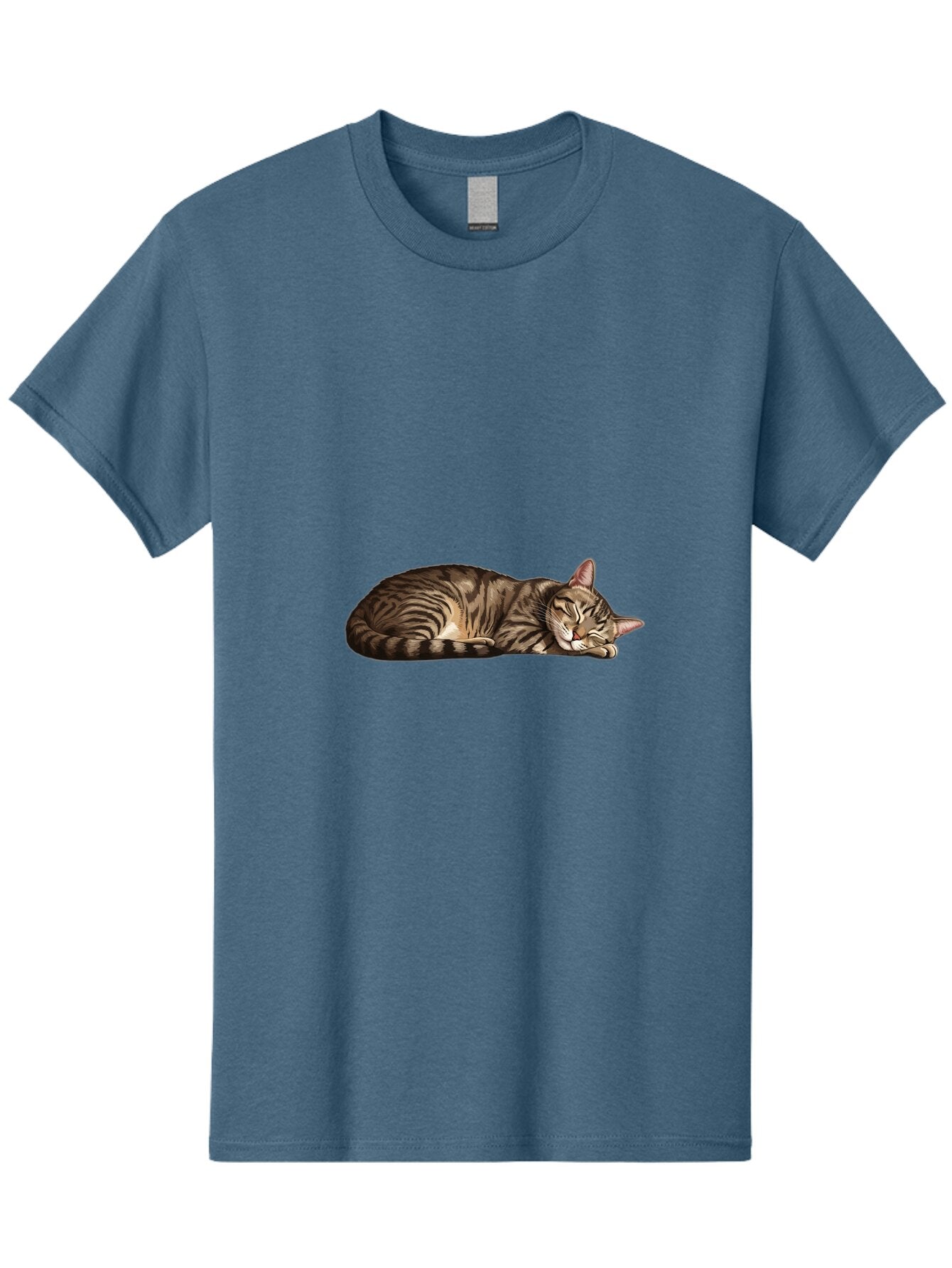 Sleeping-Tabby-Cat-3 Men'S Graphic Tee, 100% Cotton, Comfortable Casual Summer Wear, Machine Washable, Vintage Camera, Old Camera, Antique Camera, Black Camera, Classic Photography, Photography Equipment, Nostalgic Device, Film Camera, Bao887