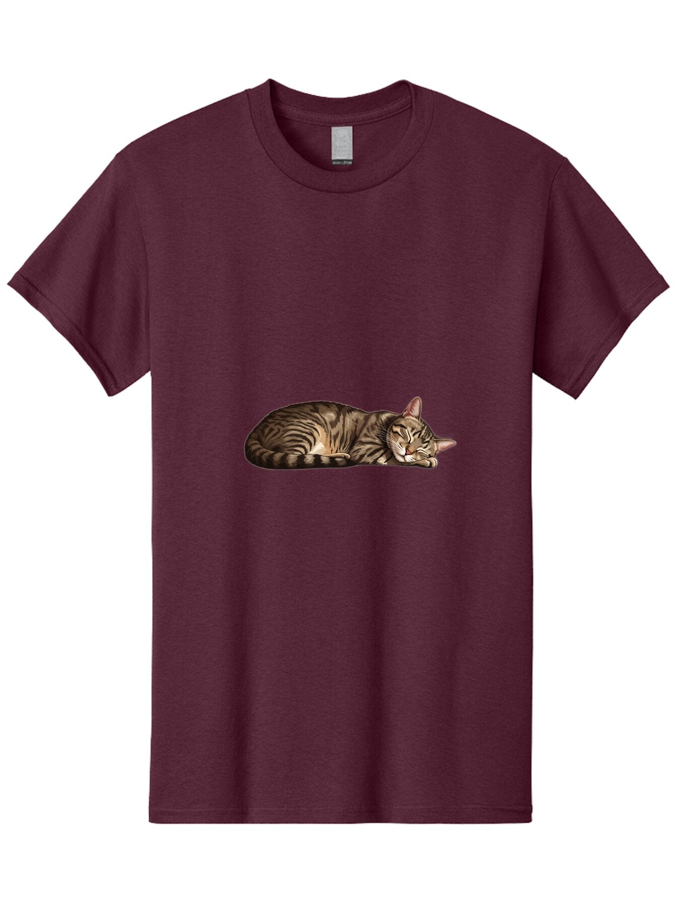 Sleeping-Tabby-Cat-3 Men'S Graphic Tee, 100% Cotton, Comfortable Casual Summer Wear, Machine Washable, Vintage Camera, Old Camera, Antique Camera, Black Camera, Classic Photography, Photography Equipment, Nostalgic Device, Film Camera, Bao887 12