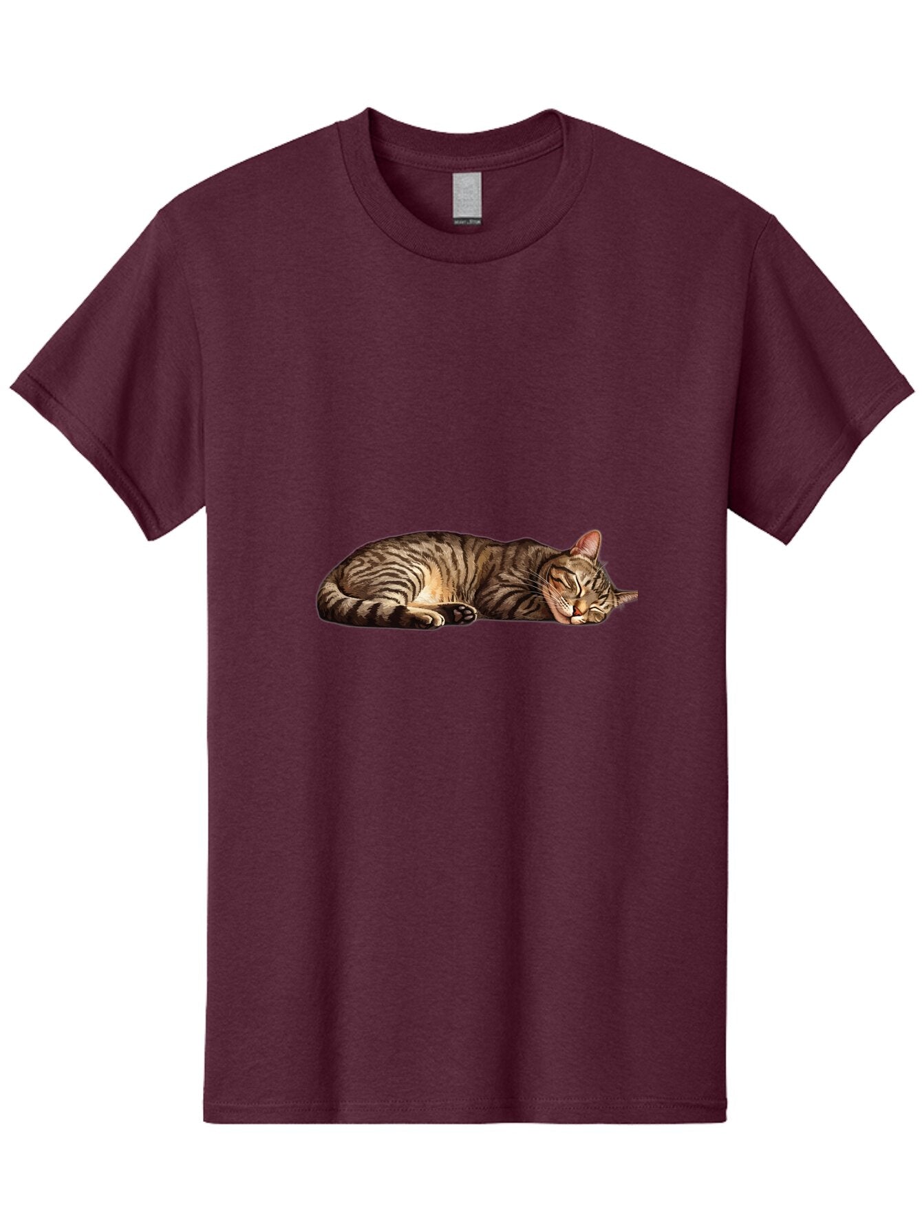 Sleeping-Tabby-Cat-4 Men'S Graphic Tee, 100% Cotton, Comfortable Casual Summer Wear, Machine Washable, Vintage Camera, Old Camera, Antique Camera, Black Camera, Classic Photography, Photography Equipment, Nostalgic Device, Film Camera, Bao888 14