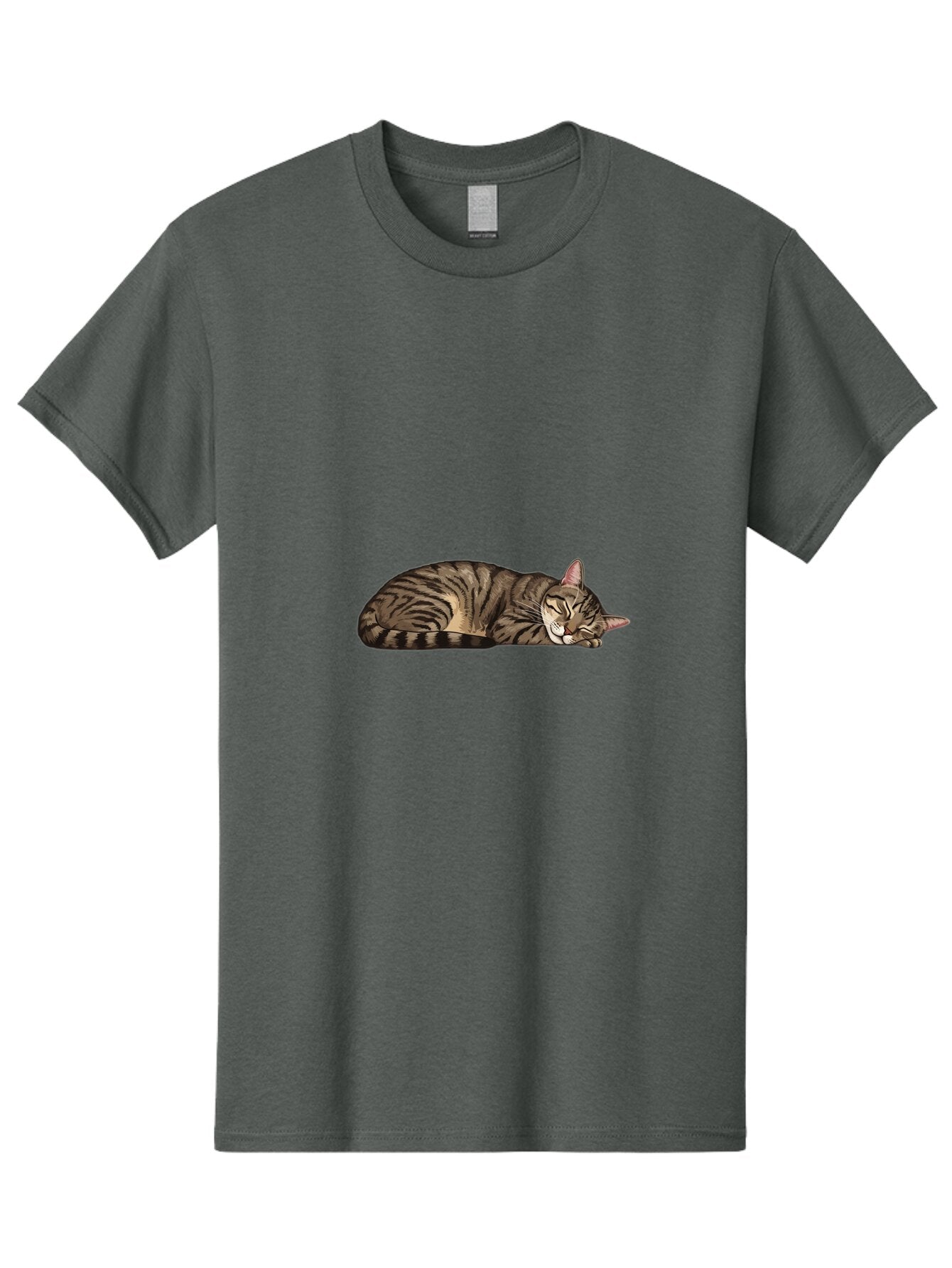Sleeping-Tabby-Cat-5 Men'S Graphic Tee, 100% Cotton, Comfortable Casual Summer Wear, Machine Washable, Vintage Camera, Old Camera, Antique Camera, Black Camera, Classic Photography, Photography Equipment, Nostalgic Device, Film Camera, Bao889 10