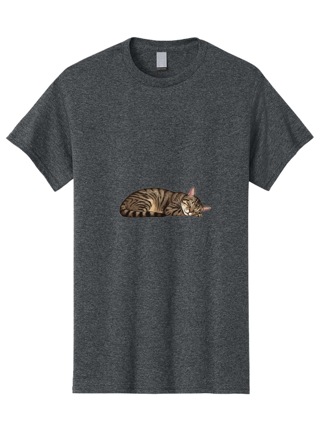 Sleeping-Tabby-Cat-5 Men'S Graphic Tee, 100% Cotton, Comfortable Casual Summer Wear, Machine Washable, Vintage Camera, Old Camera, Antique Camera, Black Camera, Classic Photography, Photography Equipment, Nostalgic Device, Film Camera, Bao889