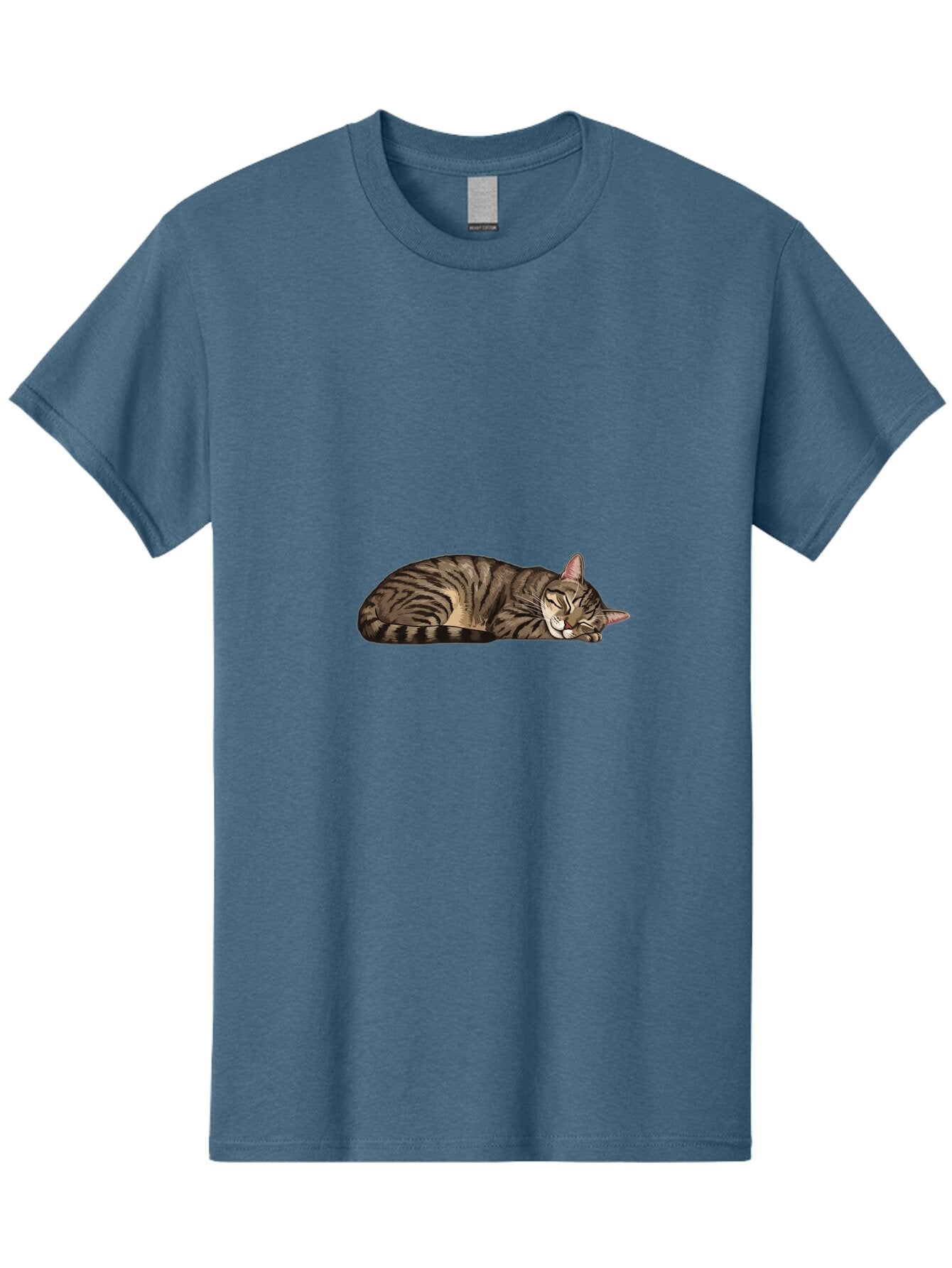 Sleeping-Tabby-Cat-5 Men'S Graphic Tee, 100% Cotton, Comfortable Casual Summer Wear, Machine Washable, Vintage Camera, Old Camera, Antique Camera, Black Camera, Classic Photography, Photography Equipment, Nostalgic Device, Film Camera, Bao889 9