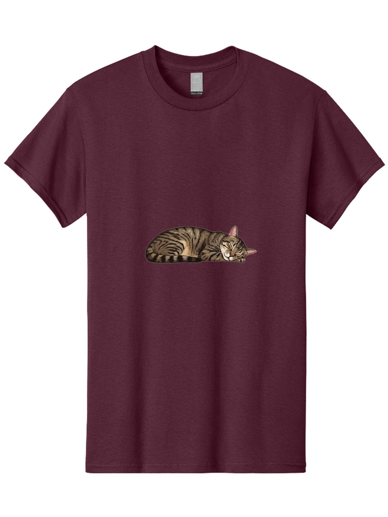 Sleeping-Tabby-Cat-5 Men'S Graphic Tee, 100% Cotton, Comfortable Casual Summer Wear, Machine Washable, Vintage Camera, Old Camera, Antique Camera, Black Camera, Classic Photography, Photography Equipment, Nostalgic Device, Film Camera, Bao889 4