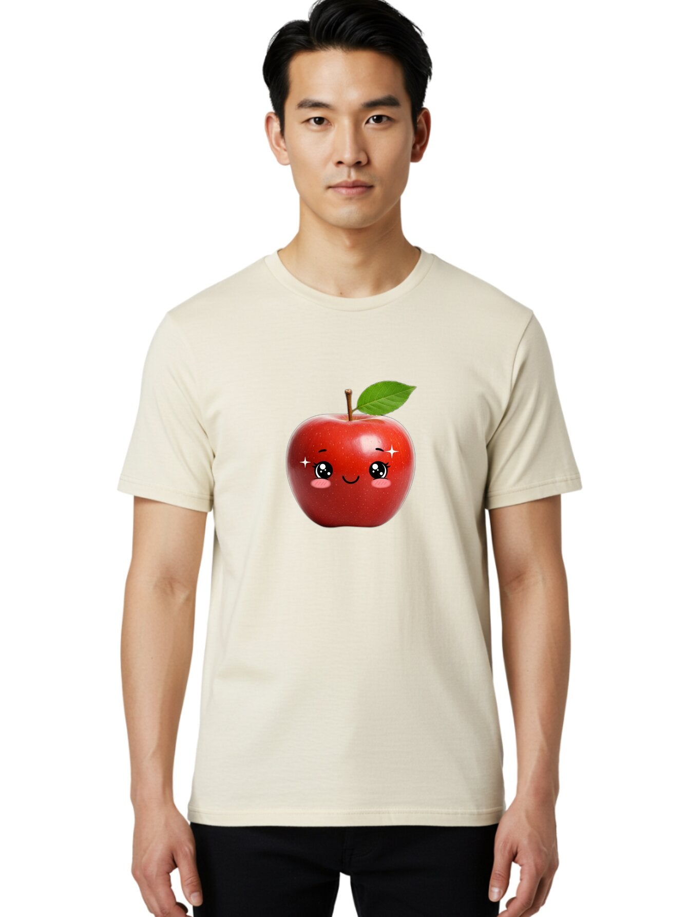 Smiling-Apple-1 Men'S Graphic Tee, 100% Cotton, Comfortable Casual Summer Wear, Machine Washable, Vintage Camera, Old Camera, Antique Camera, Black Camera, Classic Photography, Photography Equipment, Nostalgic Device, Film Camera, Camera Art Bao895 26