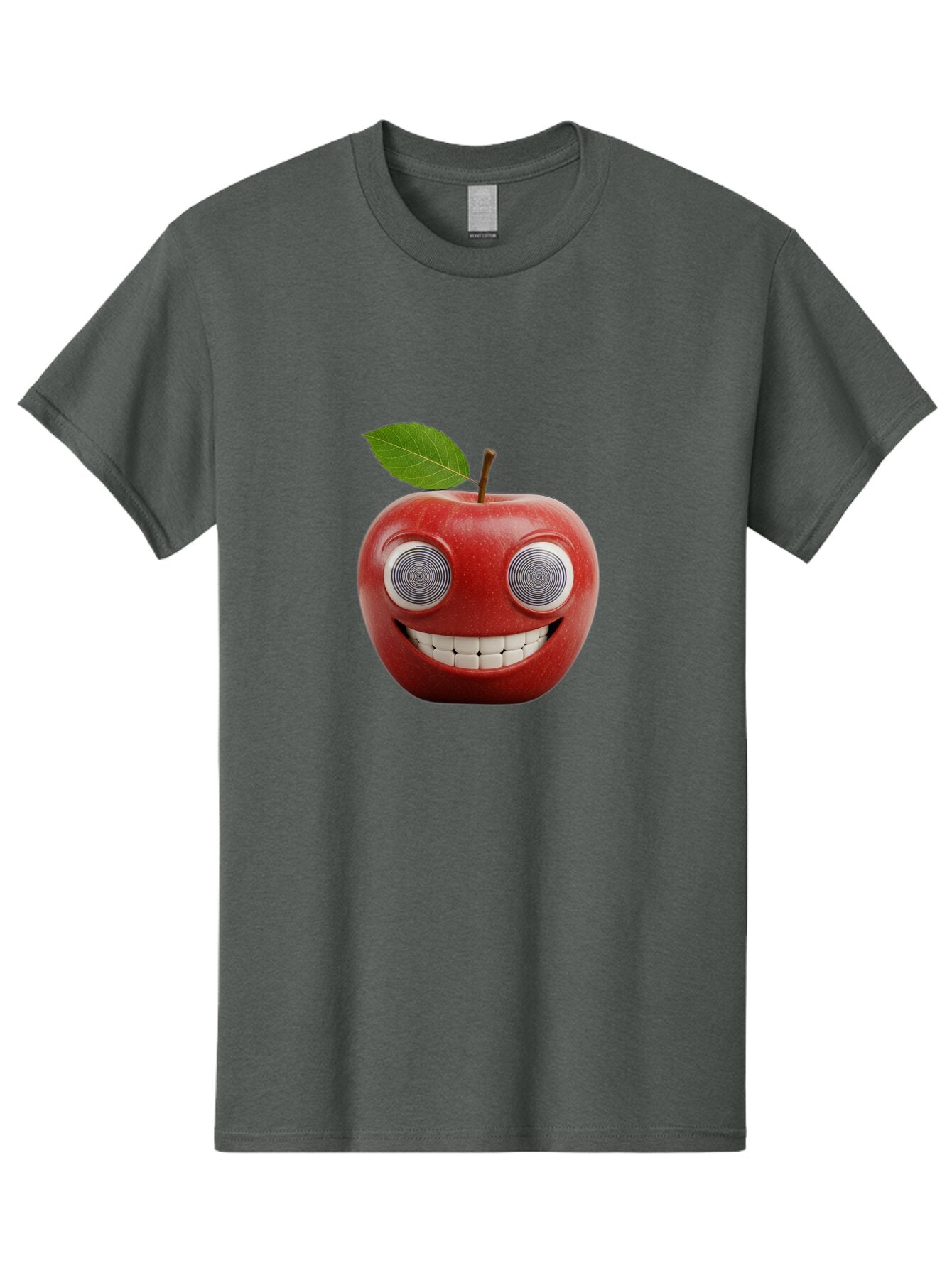 Smiling-Apple-3 Men'S Graphic Tee, 100% Cotton, Comfortable Casual Summer Wear, Machine Washable, Vintage Camera, Old Camera, Antique Camera, Black Camera, Classic Photography, Photography Equipment, Nostalgic Device, Film Camera, Camera Art Bao897 14