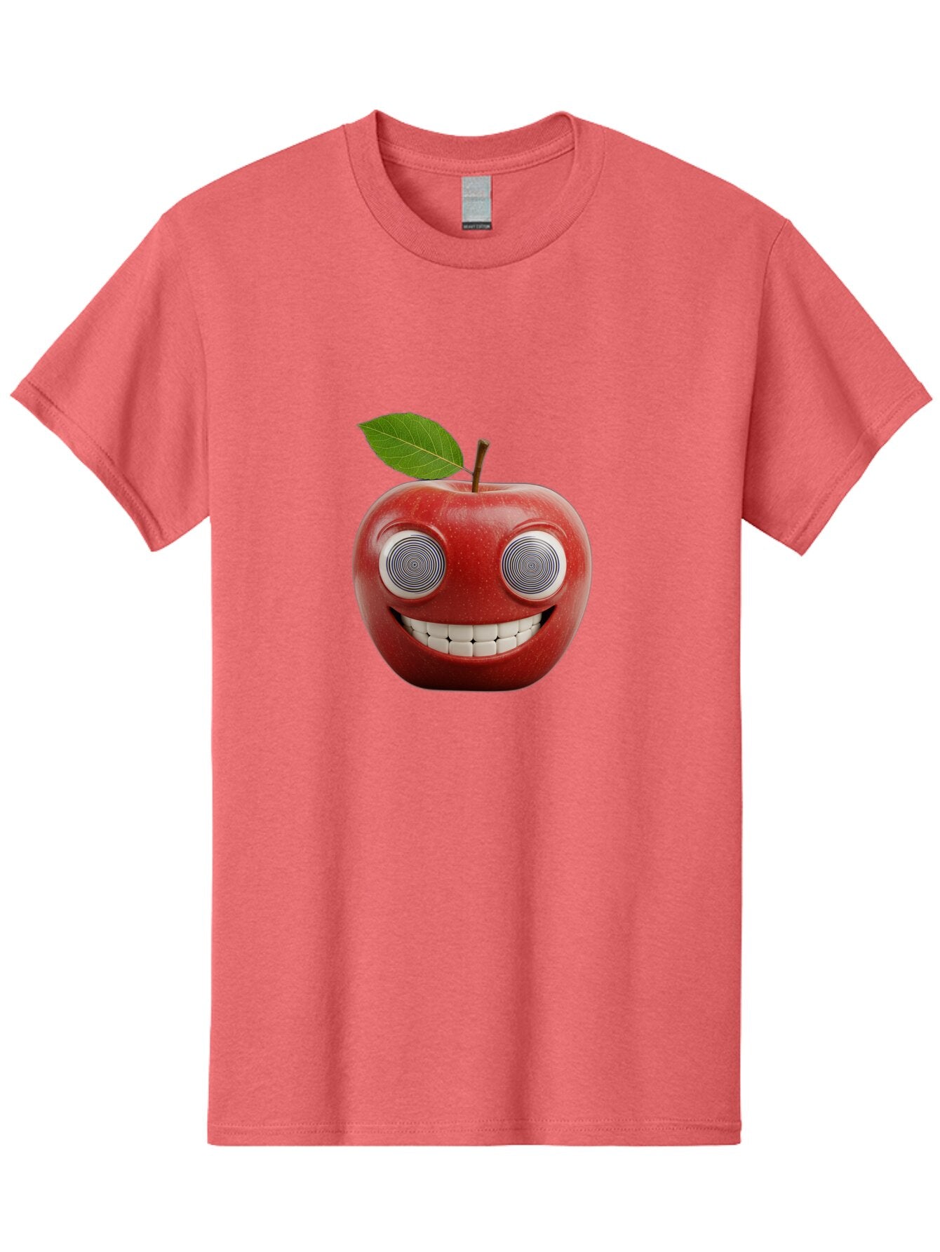 Smiling-Apple-3 Men'S Graphic Tee, 100% Cotton, Comfortable Casual Summer Wear, Machine Washable, Vintage Camera, Old Camera, Antique Camera, Black Camera, Classic Photography, Photography Equipment, Nostalgic Device, Film Camera, Camera Art Bao897 10