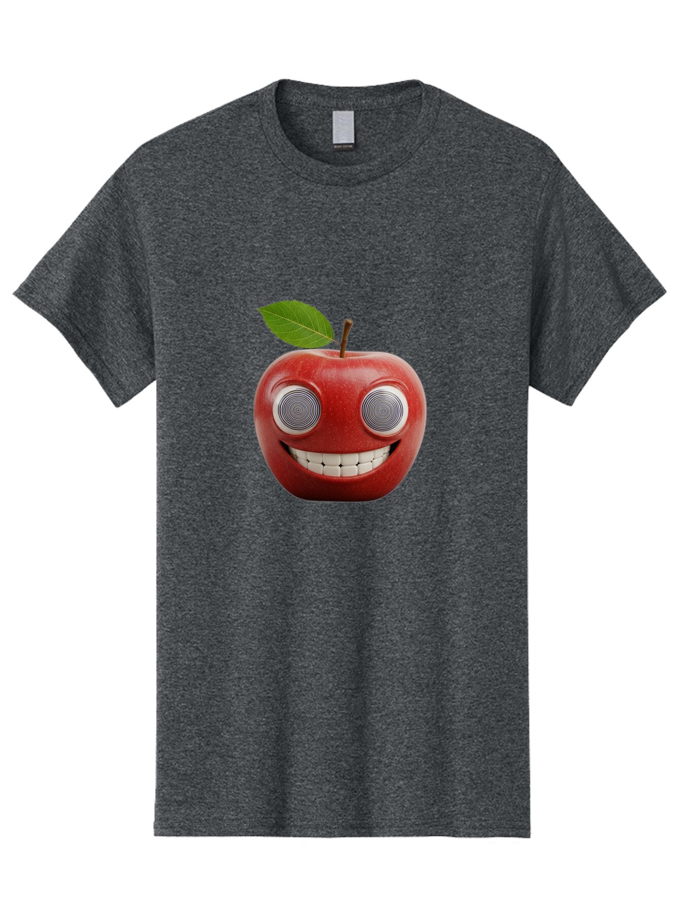 Smiling-Apple-3 Men'S Graphic Tee, 100% Cotton, Comfortable Casual Summer Wear, Machine Washable, Vintage Camera, Old Camera, Antique Camera, Black Camera, Classic Photography, Photography Equipment, Nostalgic Device, Film Camera, Camera Art Bao897 11