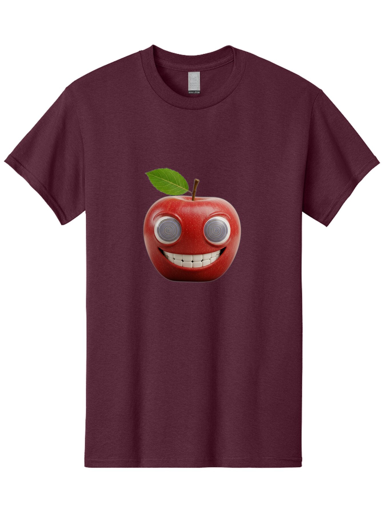 Smiling-Apple-3 Men'S Graphic Tee, 100% Cotton, Comfortable Casual Summer Wear, Machine Washable, Vintage Camera, Old Camera, Antique Camera, Black Camera, Classic Photography, Photography Equipment, Nostalgic Device, Film Camera, Camera Art Bao897 4