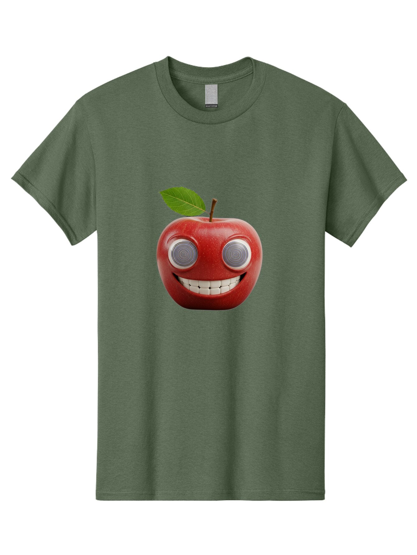 Smiling-Apple-3 Men'S Graphic Tee, 100% Cotton, Comfortable Casual Summer Wear, Machine Washable, Vintage Camera, Old Camera, Antique Camera, Black Camera, Classic Photography, Photography Equipment, Nostalgic Device, Film Camera, Camera Art Bao897