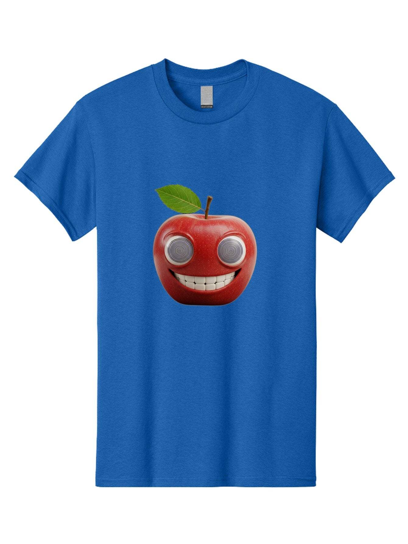 Smiling-Apple-3 Men'S Graphic Tee, 100% Cotton, Comfortable Casual Summer Wear, Machine Washable, Vintage Camera, Old Camera, Antique Camera, Black Camera, Classic Photography, Photography Equipment, Nostalgic Device, Film Camera, Camera Art Bao897 3