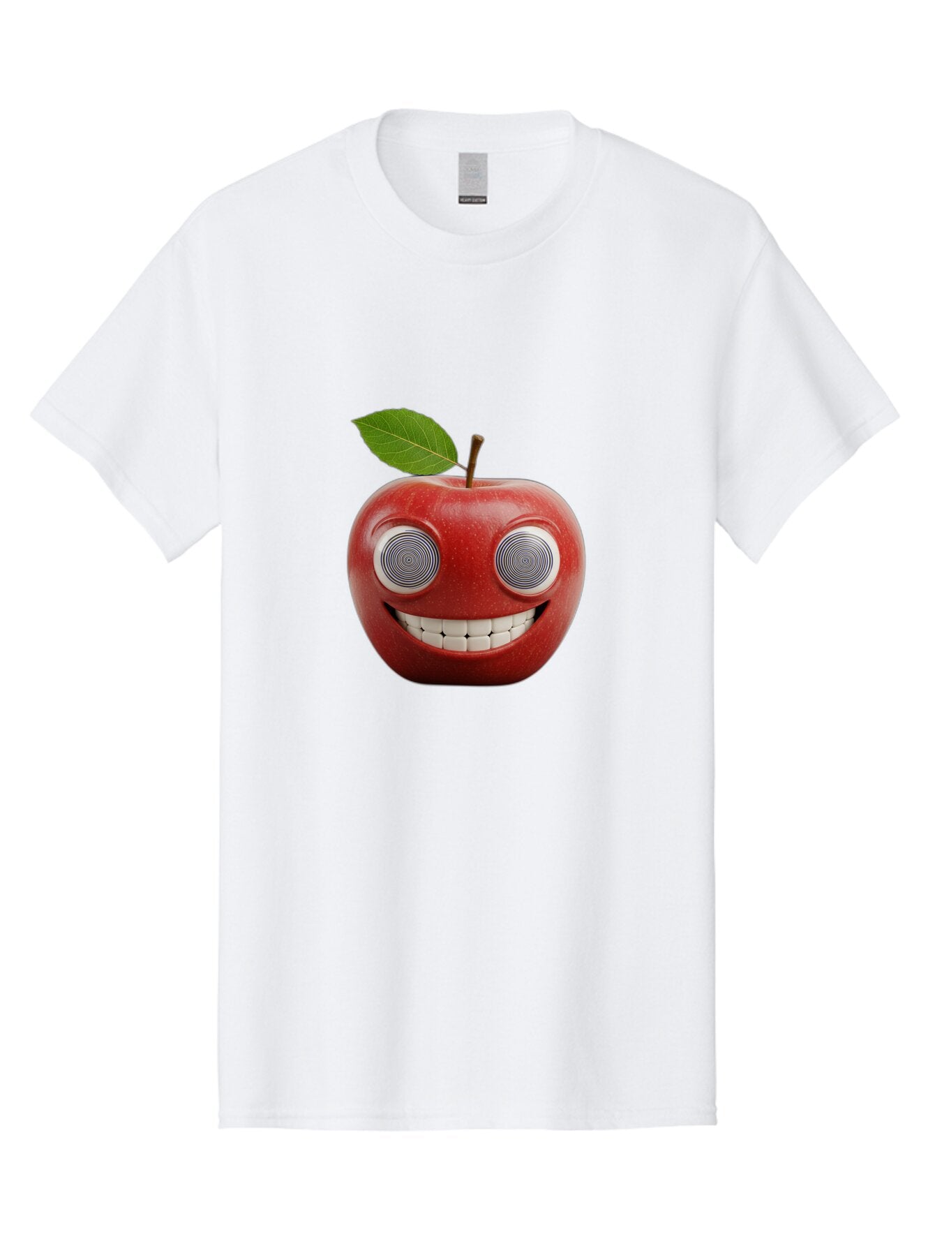 Smiling-Apple-3 Men'S Graphic Tee, 100% Cotton, Comfortable Casual Summer Wear, Machine Washable, Vintage Camera, Old Camera, Antique Camera, Black Camera, Classic Photography, Photography Equipment, Nostalgic Device, Film Camera, Camera Art Bao897 6