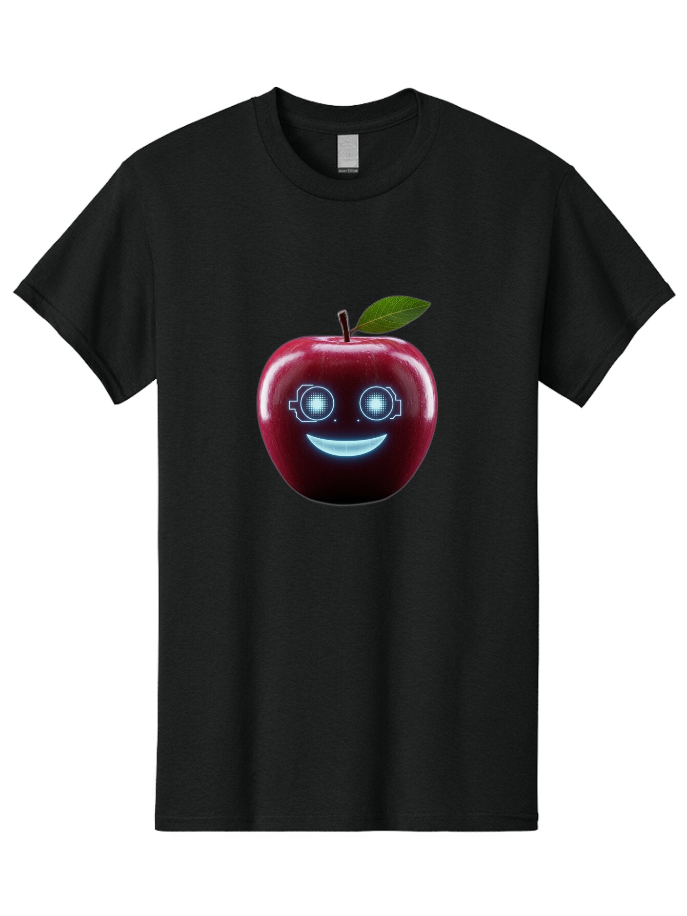 Smiling-Apple-4 Men'S Graphic Tee, 100% Cotton, Comfortable Casual Summer Wear, Machine Washable, Vintage Camera, Old Camera, Antique Camera, Black Camera, Classic Photography, Photography Equipment, Nostalgic Device, Film Camera, Camera Art Bao898 6