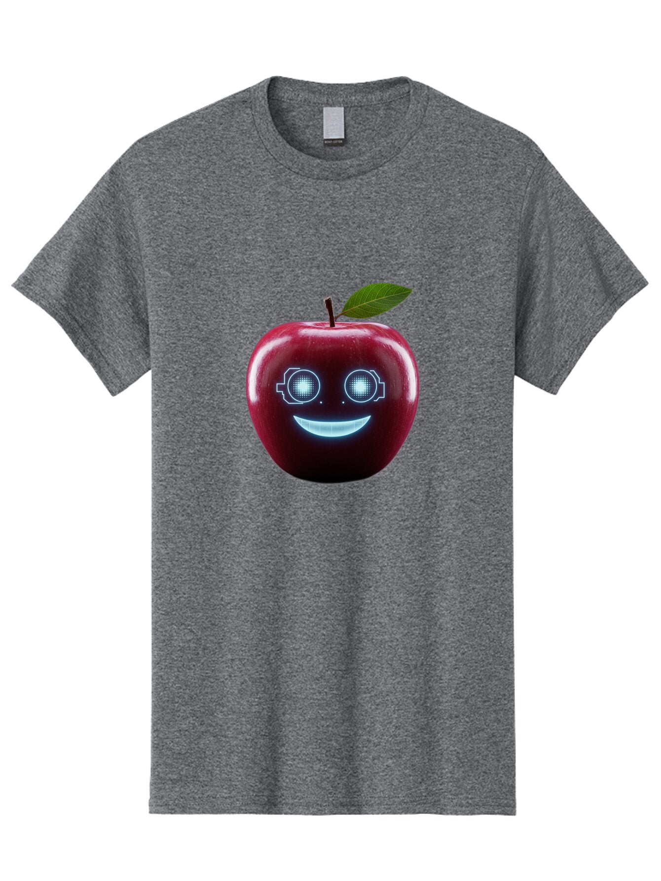 Smiling-Apple-4 Men'S Graphic Tee, 100% Cotton, Comfortable Casual Summer Wear, Machine Washable, Vintage Camera, Old Camera, Antique Camera, Black Camera, Classic Photography, Photography Equipment, Nostalgic Device, Film Camera, Camera Art Bao898