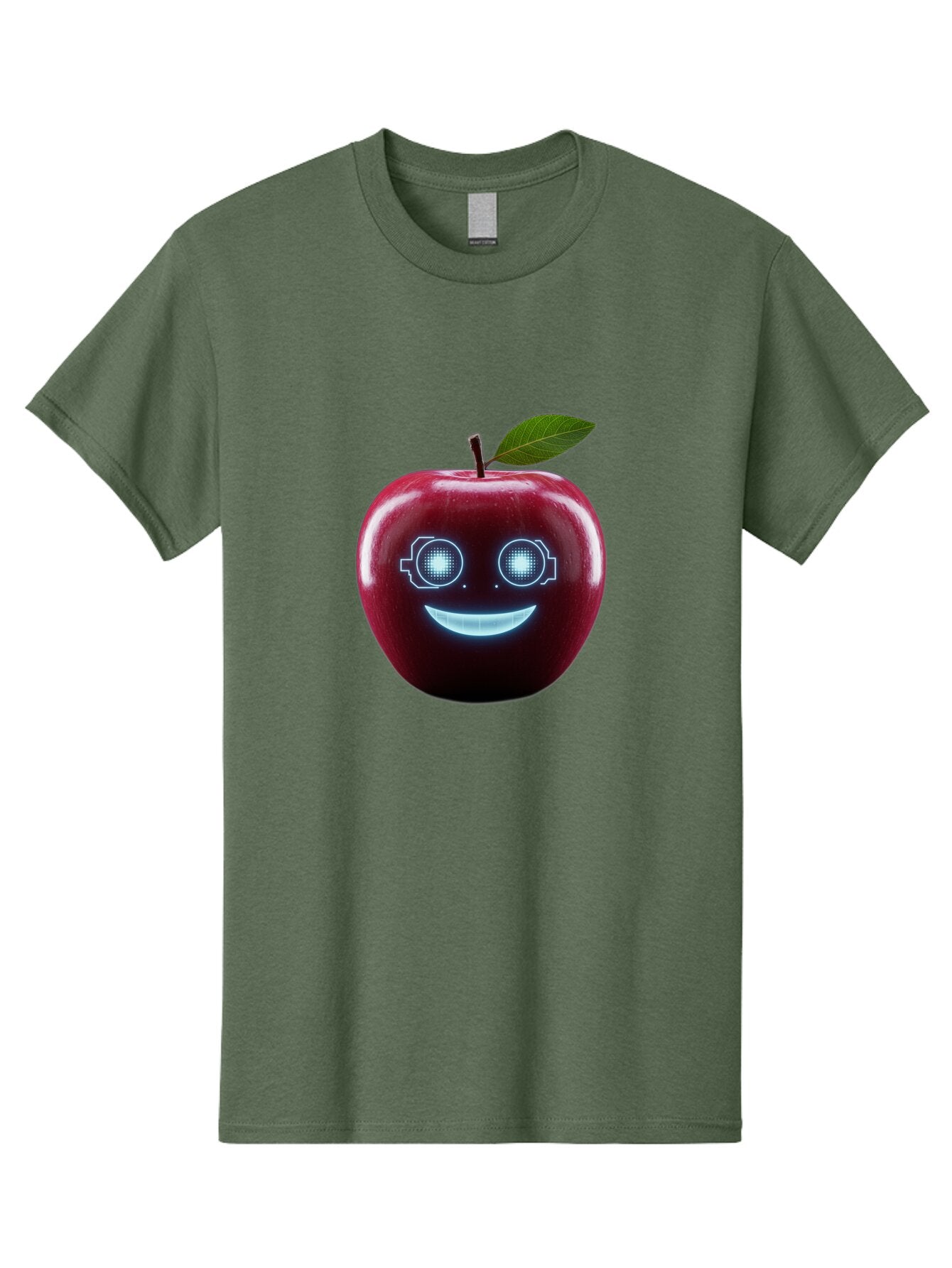 Smiling-Apple-4 Men'S Graphic Tee, 100% Cotton, Comfortable Casual Summer Wear, Machine Washable, Vintage Camera, Old Camera, Antique Camera, Black Camera, Classic Photography, Photography Equipment, Nostalgic Device, Film Camera, Camera Art Bao898 3