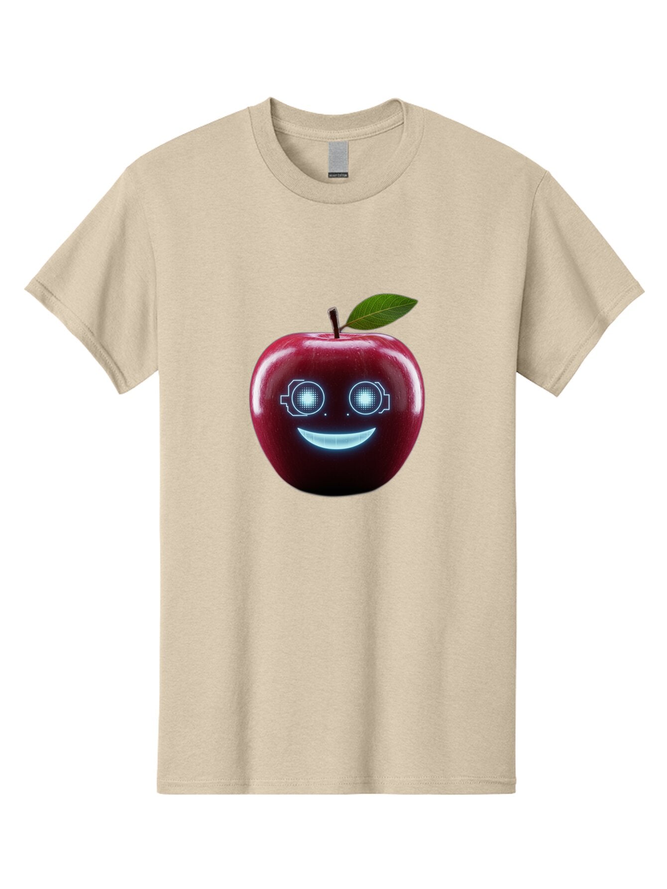 Smiling-Apple-4 Men'S Graphic Tee, 100% Cotton, Comfortable Casual Summer Wear, Machine Washable, Vintage Camera, Old Camera, Antique Camera, Black Camera, Classic Photography, Photography Equipment, Nostalgic Device, Film Camera, Camera Art Bao898 4