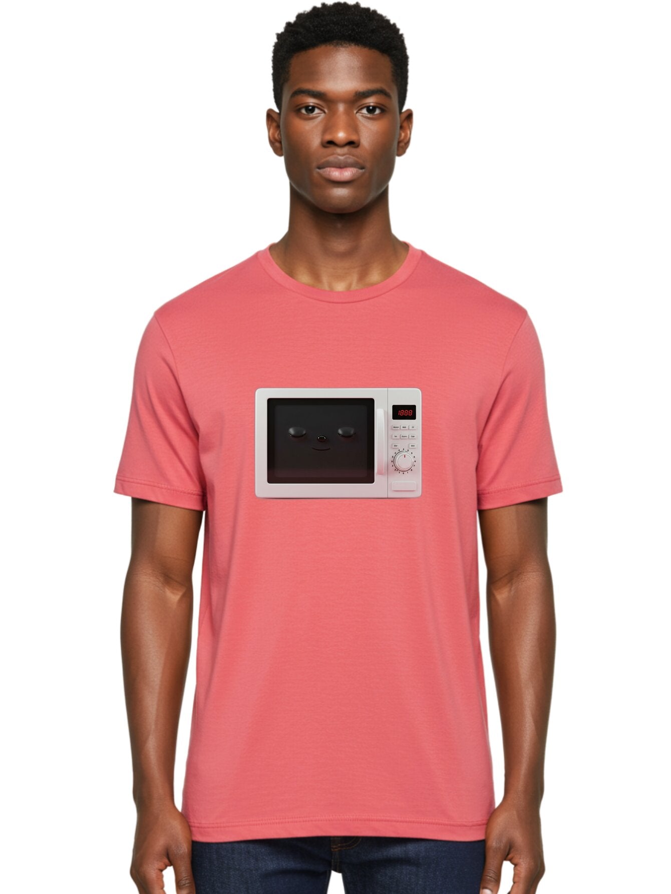 Smiling-Microwave Men'S Graphic Tee, 100% Cotton, Comfortable Casual Summer Wear, Machine Washable, Vintage Camera, Old Camera, Antique Camera, Black Camera, Classic Photography, Photography Equipment, Nostalgic Device, Film Camera, Camera Art Bao902 18