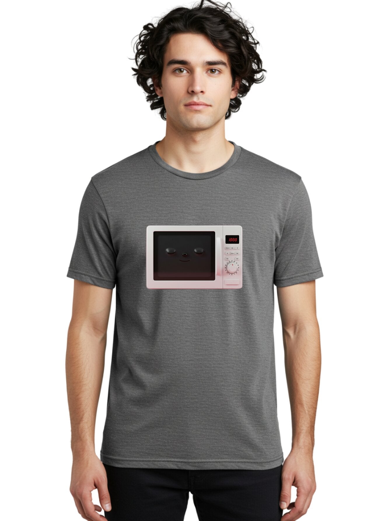 Smiling-Microwave Men'S Graphic Tee, 100% Cotton, Comfortable Casual Summer Wear, Machine Washable, Vintage Camera, Old Camera, Antique Camera, Black Camera, Classic Photography, Photography Equipment, Nostalgic Device, Film Camera, Camera Art Bao902 28