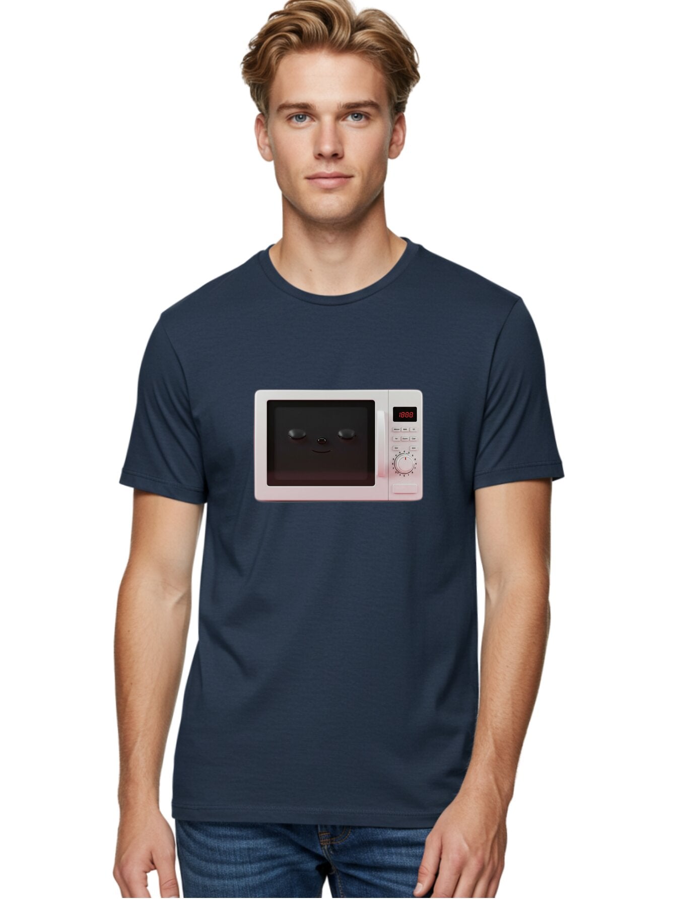 Smiling-Microwave Men'S Graphic Tee, 100% Cotton, Comfortable Casual Summer Wear, Machine Washable, Vintage Camera, Old Camera, Antique Camera, Black Camera, Classic Photography, Photography Equipment, Nostalgic Device, Film Camera, Camera Art Bao902 27