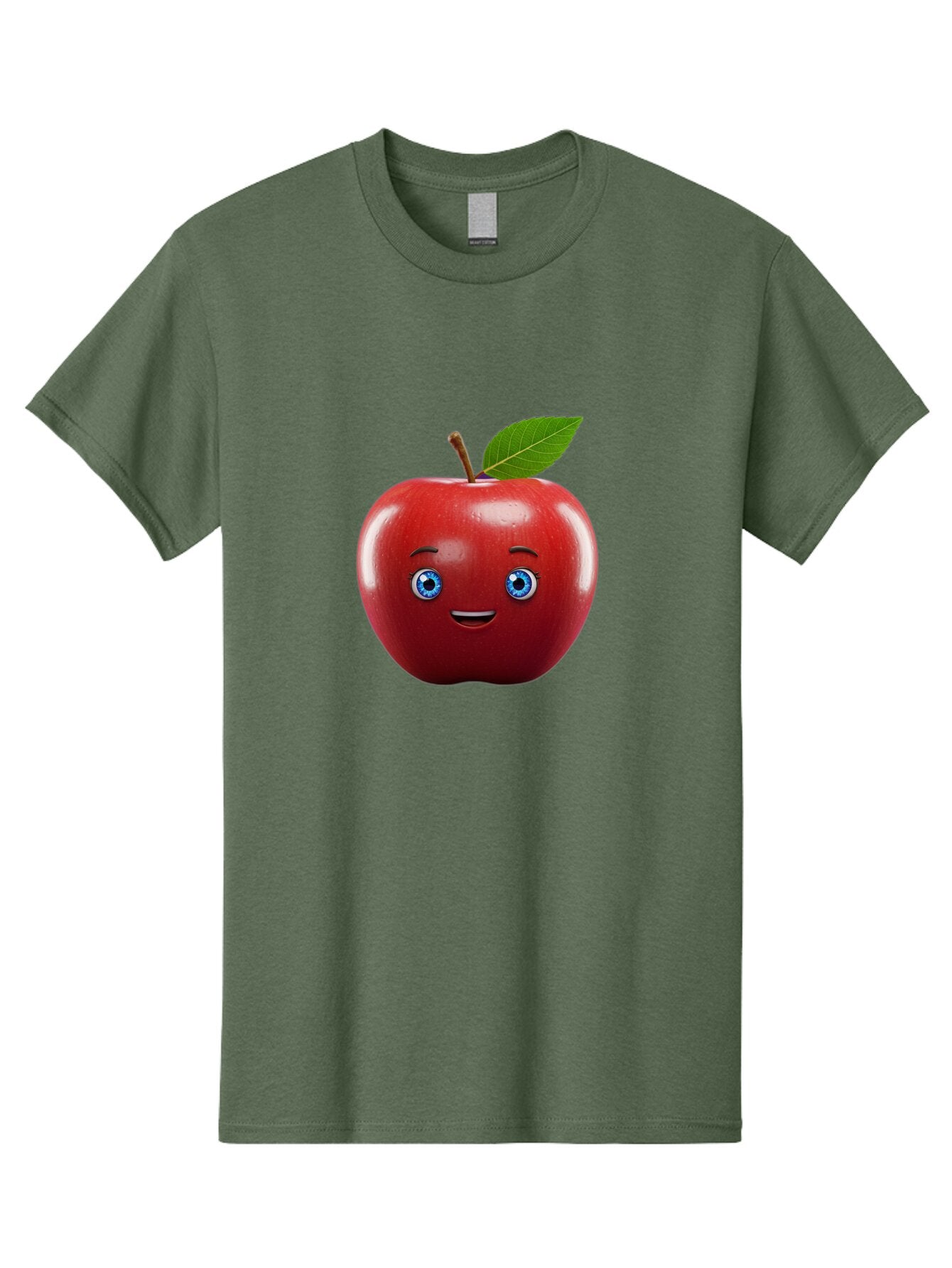 Smiling-Red-Apple-1 Men'S Graphic Tee, 100% Cotton, Comfortable Casual Summer Wear, Machine Washable, Vintage Camera, Old Camera, Antique Camera, Black Camera, Classic Photography, Photography Equipment, Nostalgic Device, Film Camera, Bao903 6