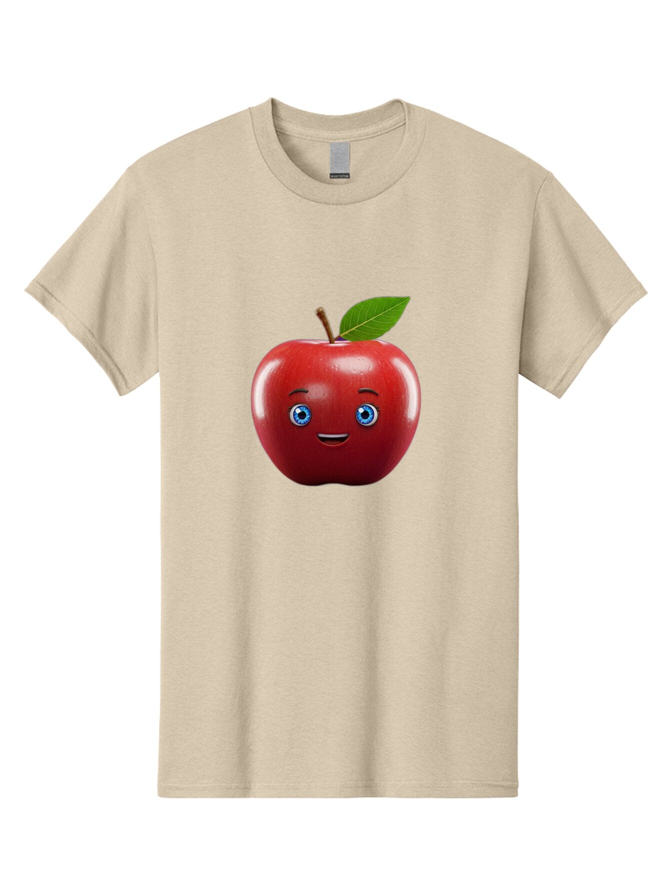 Smiling-Red-Apple-1 Men'S Graphic Tee, 100% Cotton, Comfortable Casual Summer Wear, Machine Washable, Vintage Camera, Old Camera, Antique Camera, Black Camera, Classic Photography, Photography Equipment, Nostalgic Device, Film Camera, Bao903 3