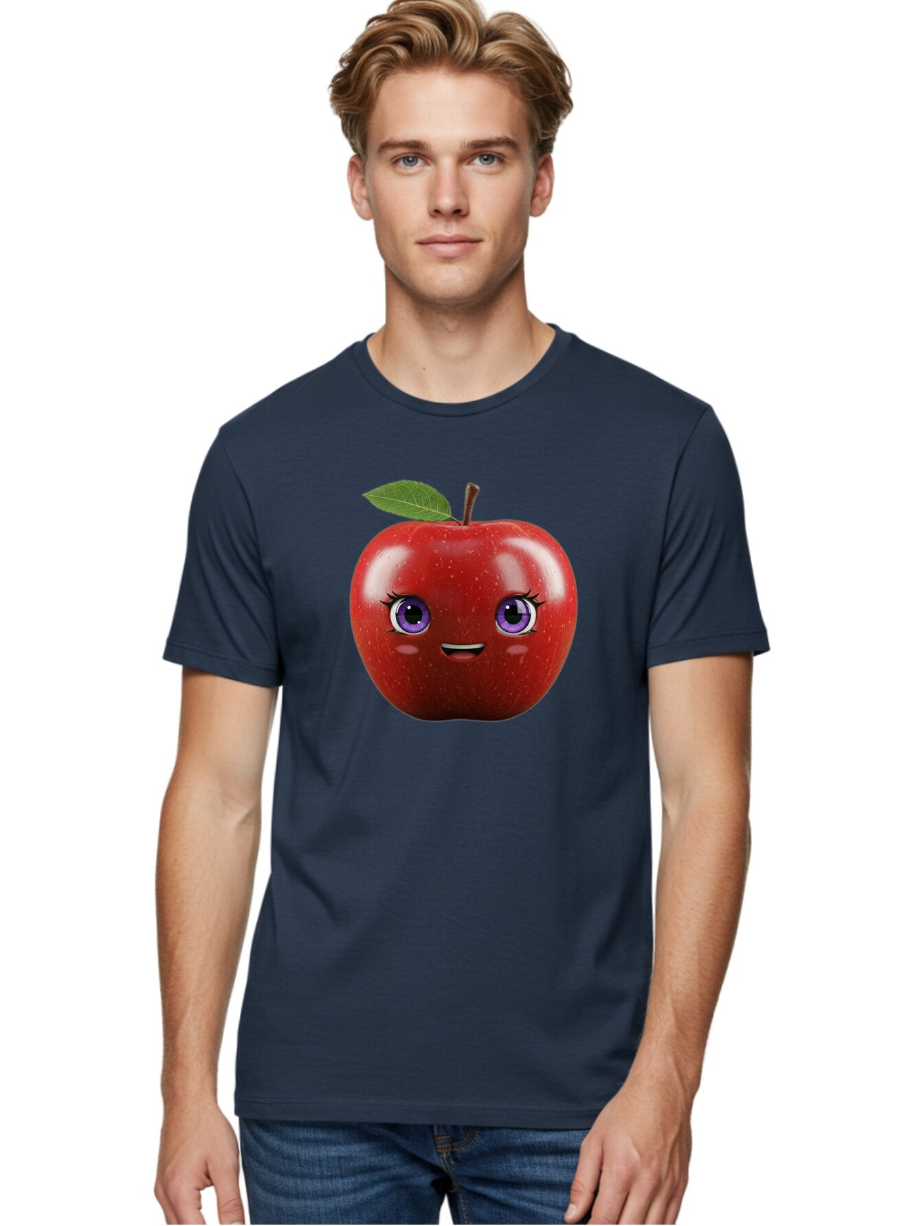 Smiling-Red-Apple Men'S Graphic Tee, 100% Cotton, Comfortable Casual Summer Wear, Machine Washable, Vintage Camera, Old Camera, Antique Camera, Black Camera, Classic Photography, Photography Equipment, Nostalgic Device, Film Camera, Camera Art Bao904 16