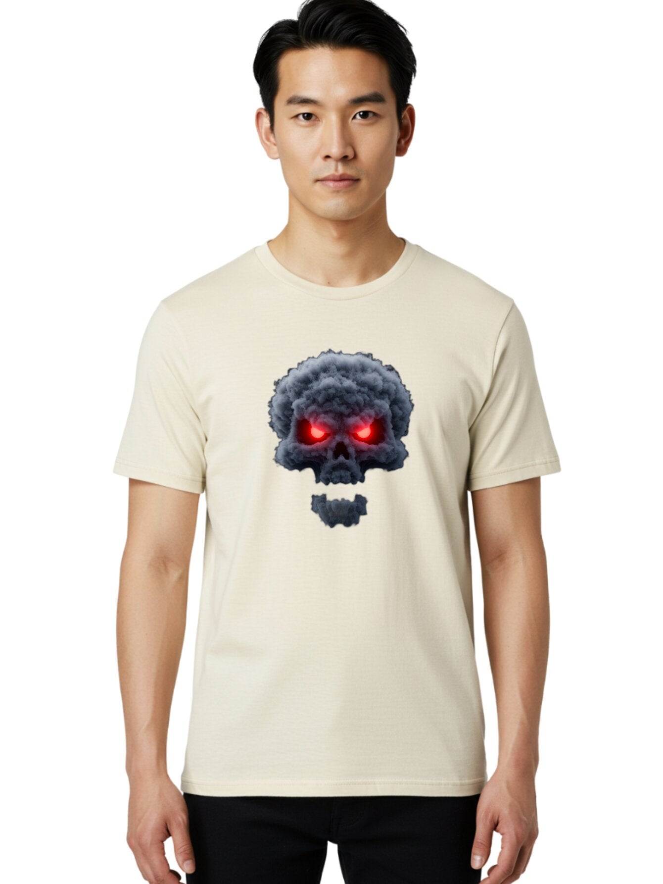 Smoke-Skull Men'S Graphic Tee, 100% Cotton, Comfortable Casual Summer Wear, Machine Washable, Vintage Camera, Old Camera, Antique Camera, Black Camera, Classic Photography, Photography Equipment, Nostalgic Device, Film Camera, Camera Art Bao906 23