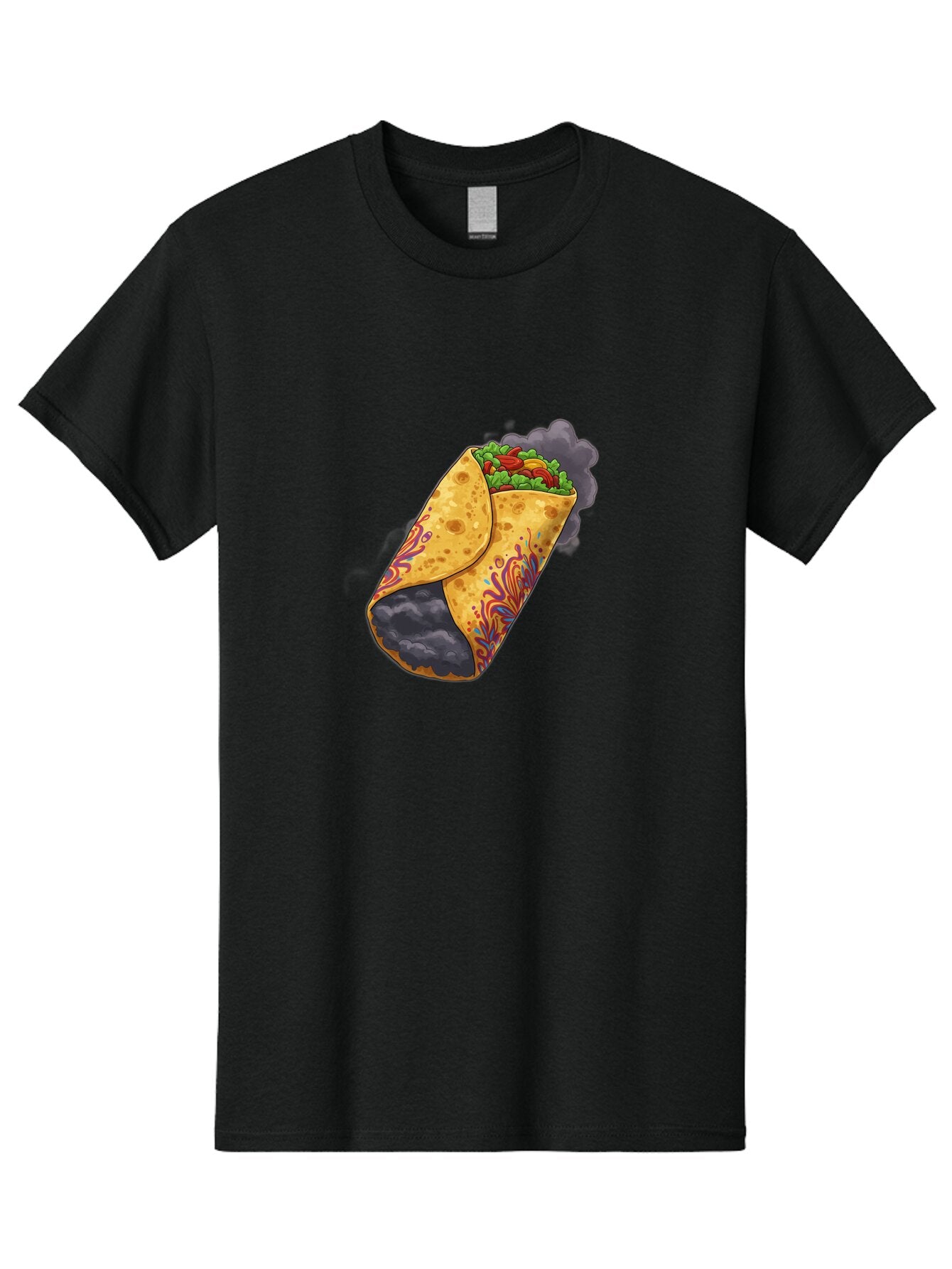 Smoking-Burrito Men'S Graphic Tee, 100% Cotton, Comfortable Casual Summer Wear, Machine Washable, Vintage Camera, Old Camera, Antique Camera, Black Camera, Classic Photography, Photography Equipment, Nostalgic Device, Film Camera, Camera Art Bao907 3